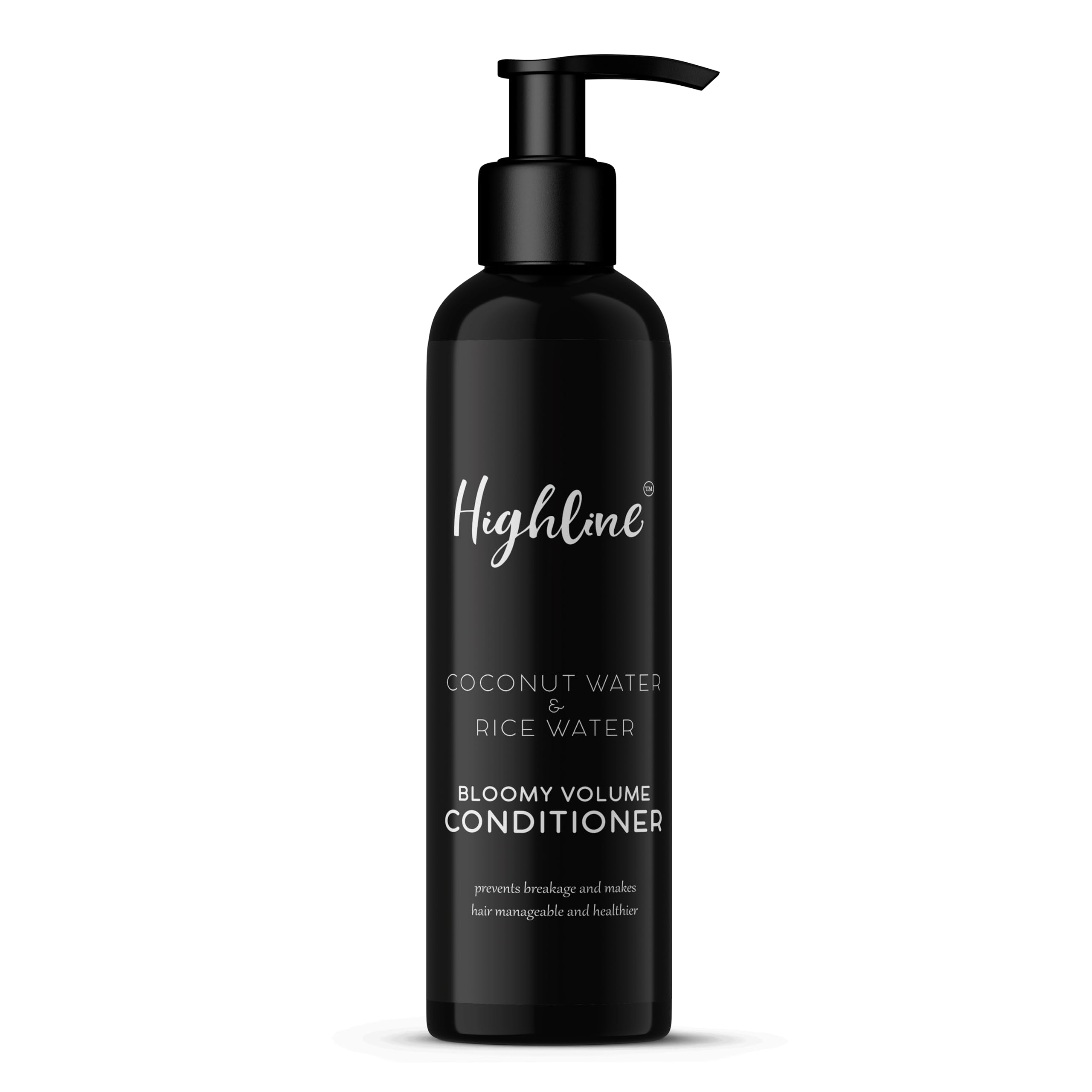 Highline Bloomy volume conditioner with coconut wanter and Rice water For Hair Smoothening and Deep Conditioning || 200 ML