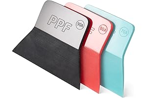 FOSHIO 3-in-1 Anti-Scratch Squeegee Toolkit for Vinyl Wrap Installation and Window Cleaning