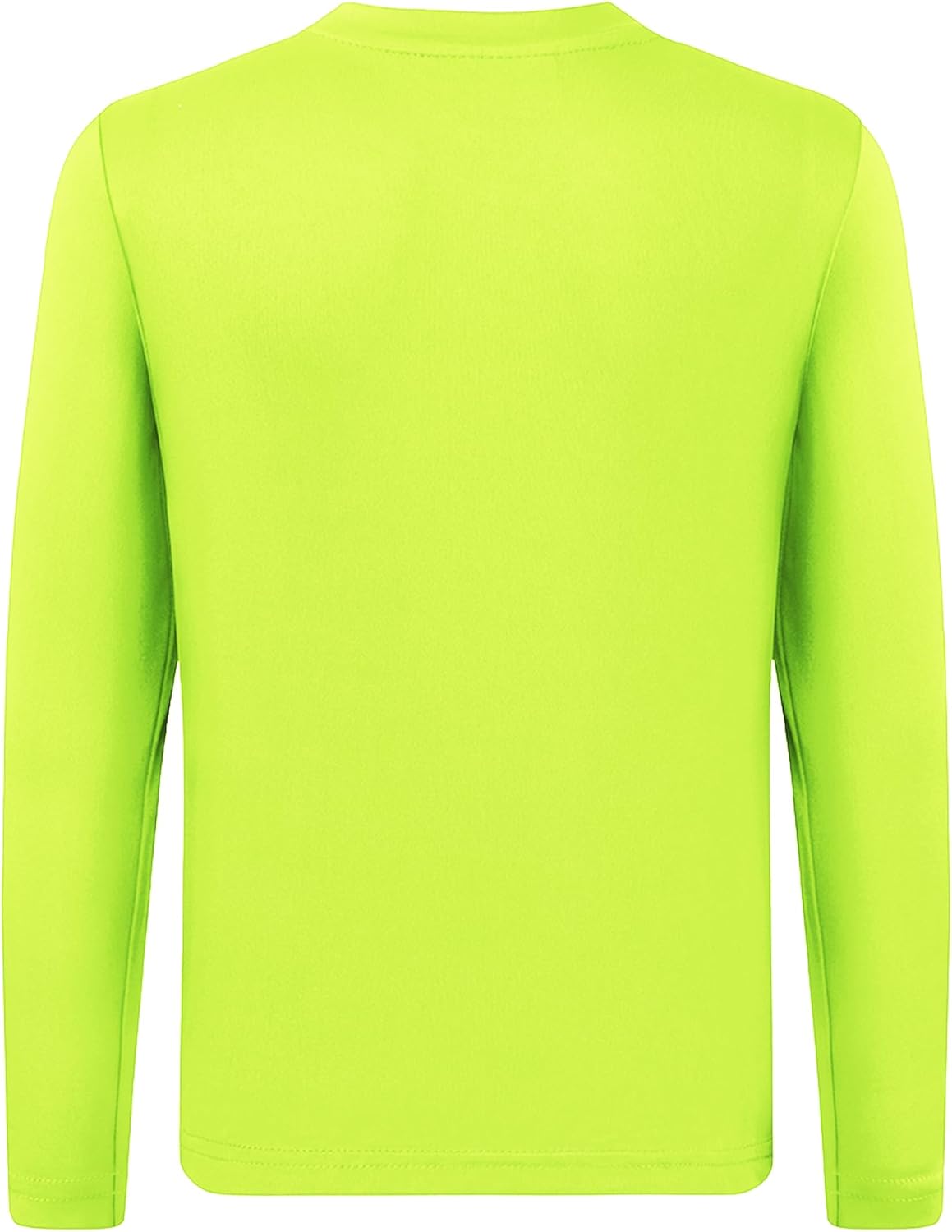 QBK 4T to Youth Neon Shirt Kids UPF 50+ Dry Fit Athletic Long Sleeve T Shirts for Boys and Girls-Moisture Wicking Rash Guard - Image 3