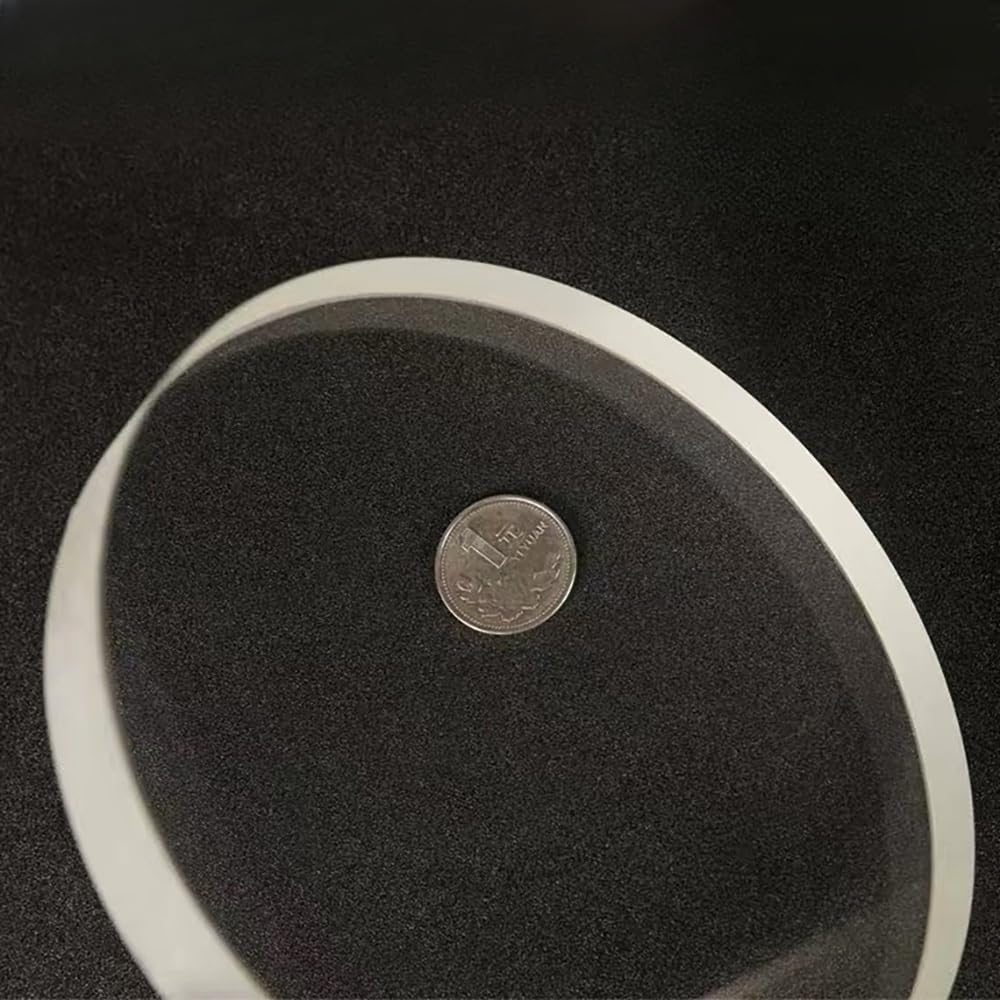 Tarcza lustrzana ze szkła borokrzemianowego o grubości 10 mm, odporna na ciepło i chemikalia - 1 szt(D - 140mm)