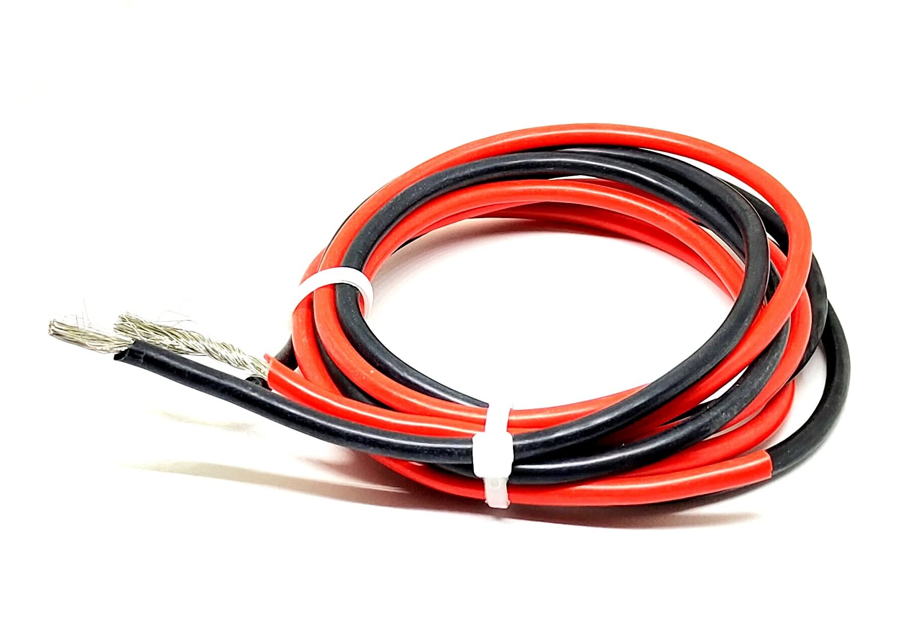 INVENTO 3mtr 13 AWG 2.5 sq.mm Durability 75A Tinned Copper Silicone Wire Flexible Red & Black Cable 3.7mm Dia High Temperature for DIY (B09VPZCZQG) Amazon Price History, Amazon Price Tracker