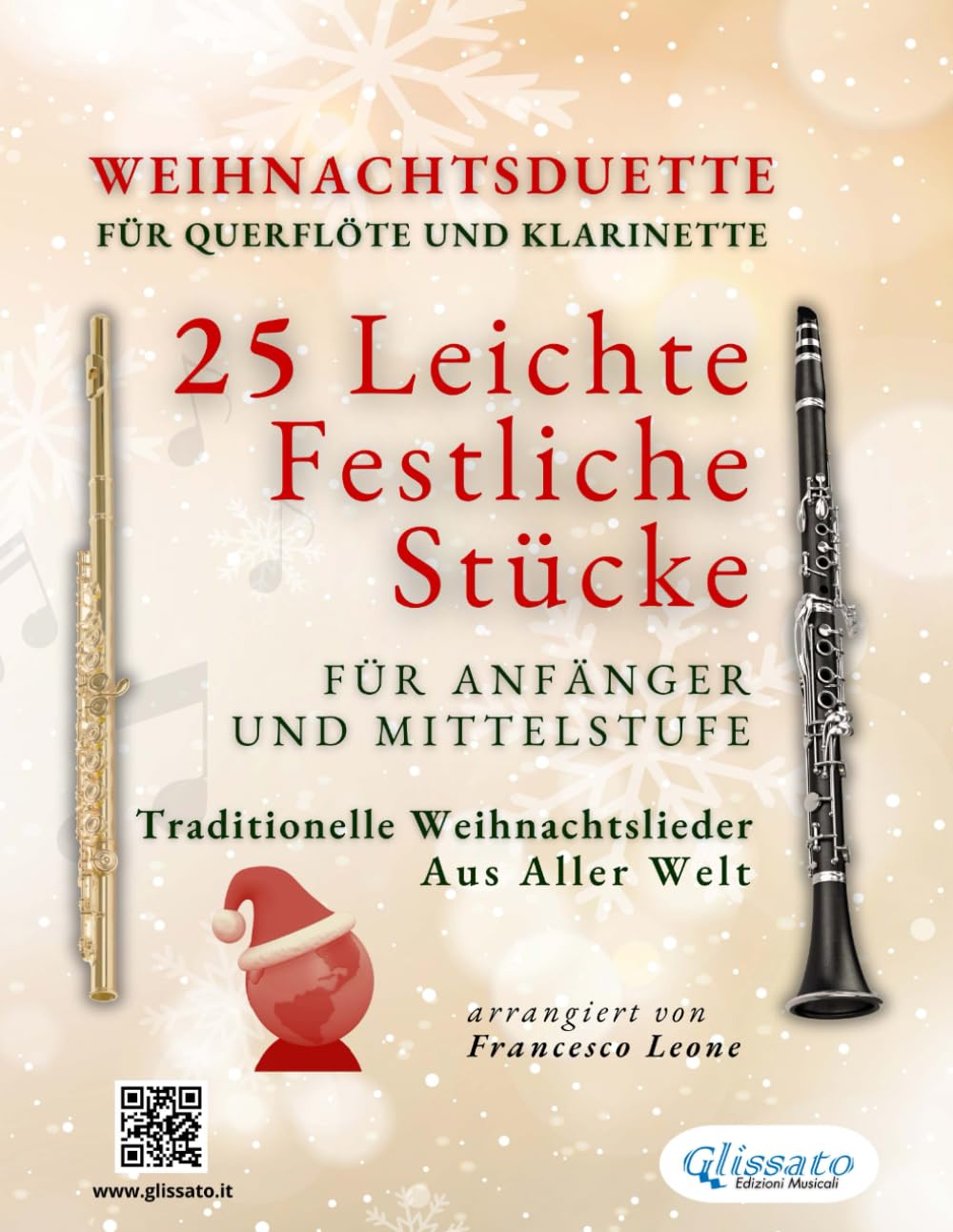 Weihnachtsduette Per Flauto E Clarinetto - 25 Brani Natalizi Facili Per Principianti - Foto 7