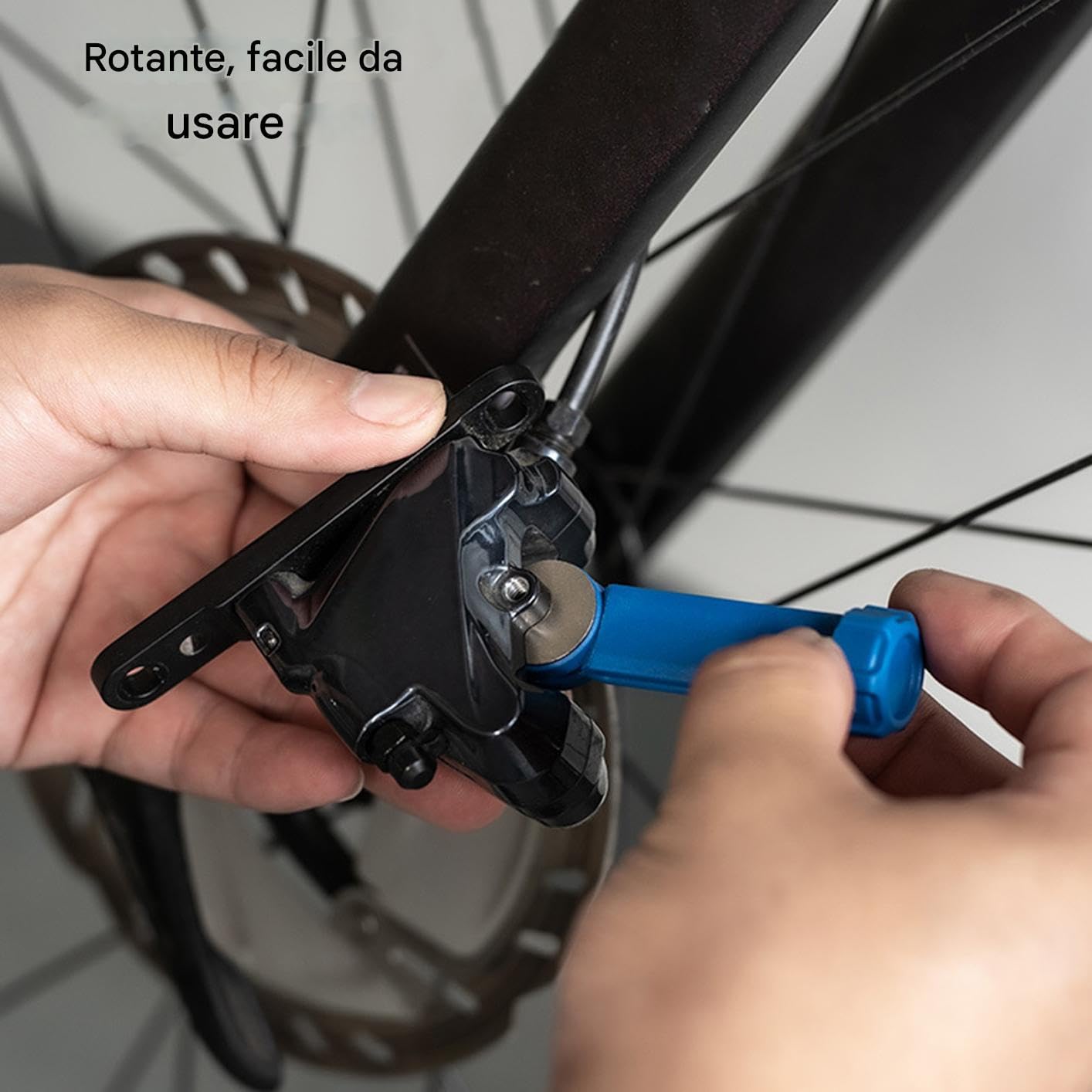 Arretratore Pistoncini Freni, Divaricatore Pastiglie Freni Bici, Attrezzo Pastiglie Freno Espansore A Cricchetto Regolabile, Strumento Per Allineamento Del Pistone Del Freno Idraulico, accessorio Bici