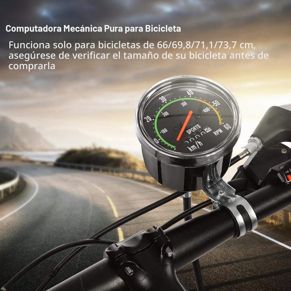 Samfox Velocímetro de Bicicleta, Cuentakilómetros Mecánico Samfox Velocímetro de Computadora de Bicicleta Ciclismo Cronómetro Ciclocomputador