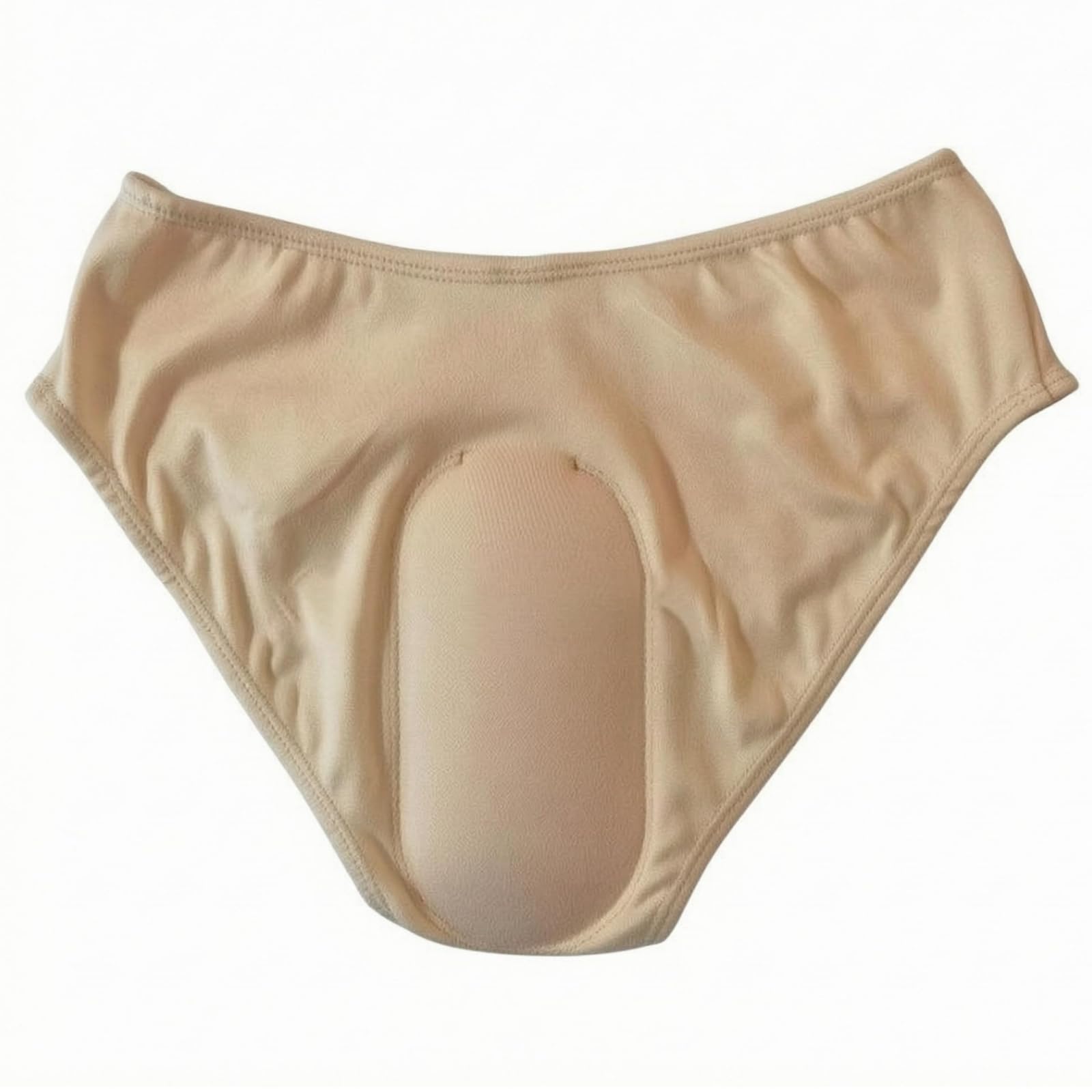 ECOMISTIQ® Stretch Material Silicone Padded Shorts Elastic Waistband Padded Shorts Brief Cut Hip Pads Leg Openings for Skiing, Skating, L, Tailbone Guard Pants-image-12