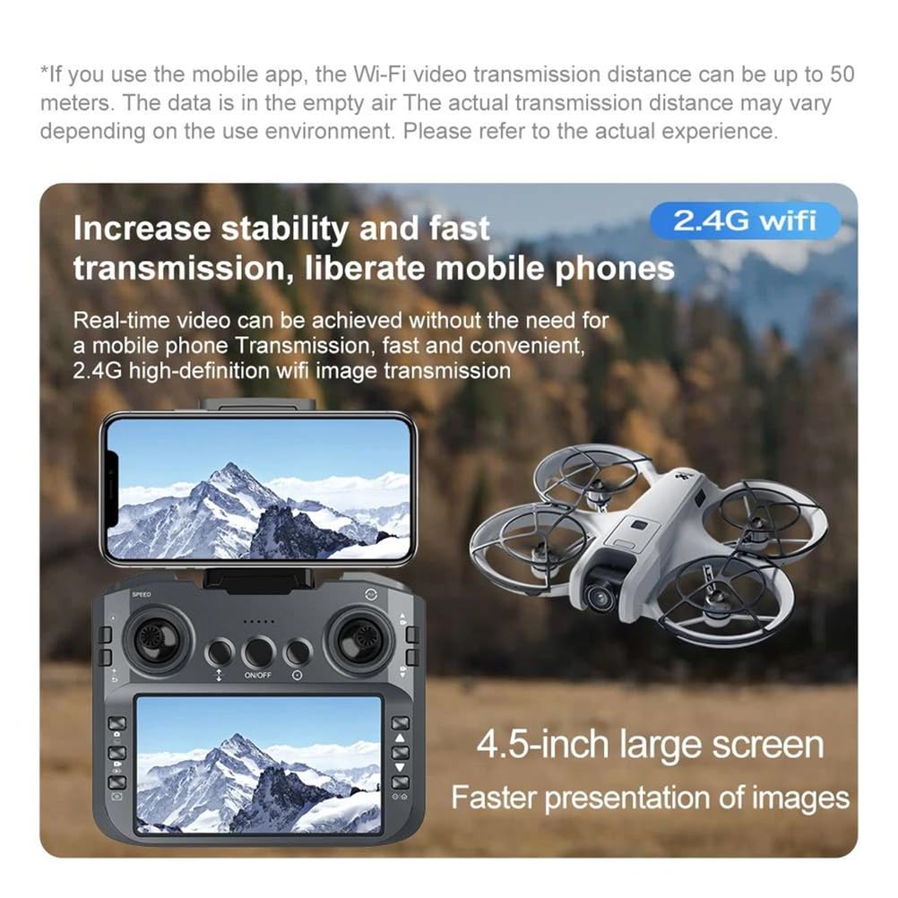 B,Single battery,v666 mini rc aerial drone 8k hd camera inteligentne unikanie przeszkód ekran 4,5 cala zdalne sterowanie silnik bezszczotkowy fpv drone zabawka