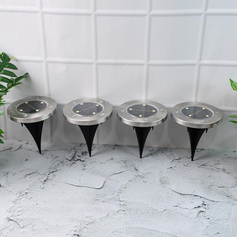 Solar Powered LED Garden Lights (4 Pc) usable in Indoor Spaces Easy for Routine handling Suitable for Home Needs-image-19