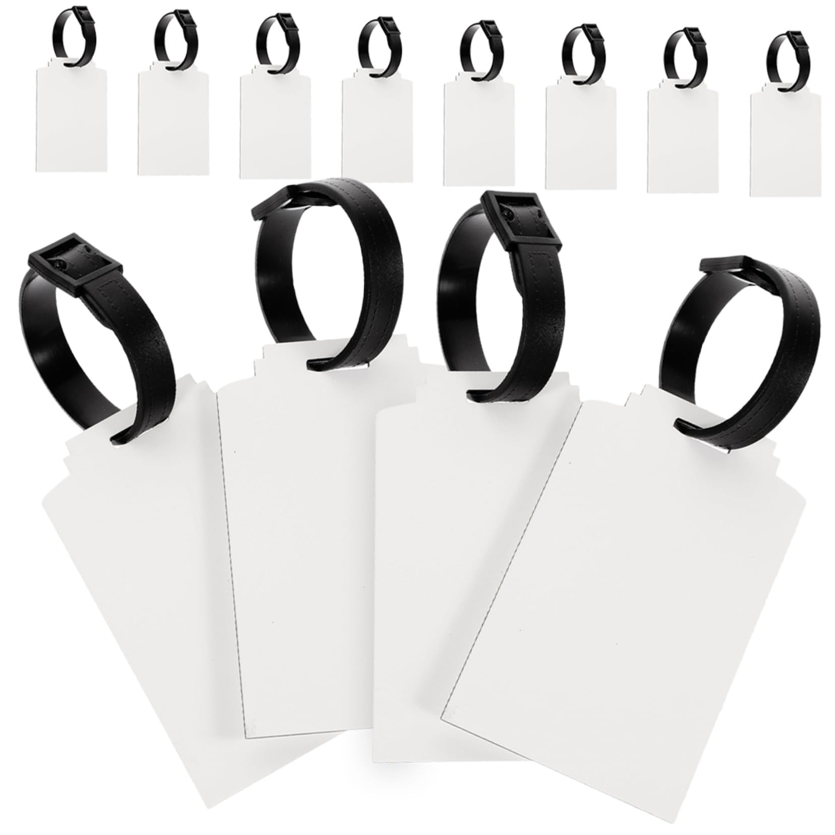 Etichette per Valigie Vuote Heat Transfer Bianco 30 Pezzi
