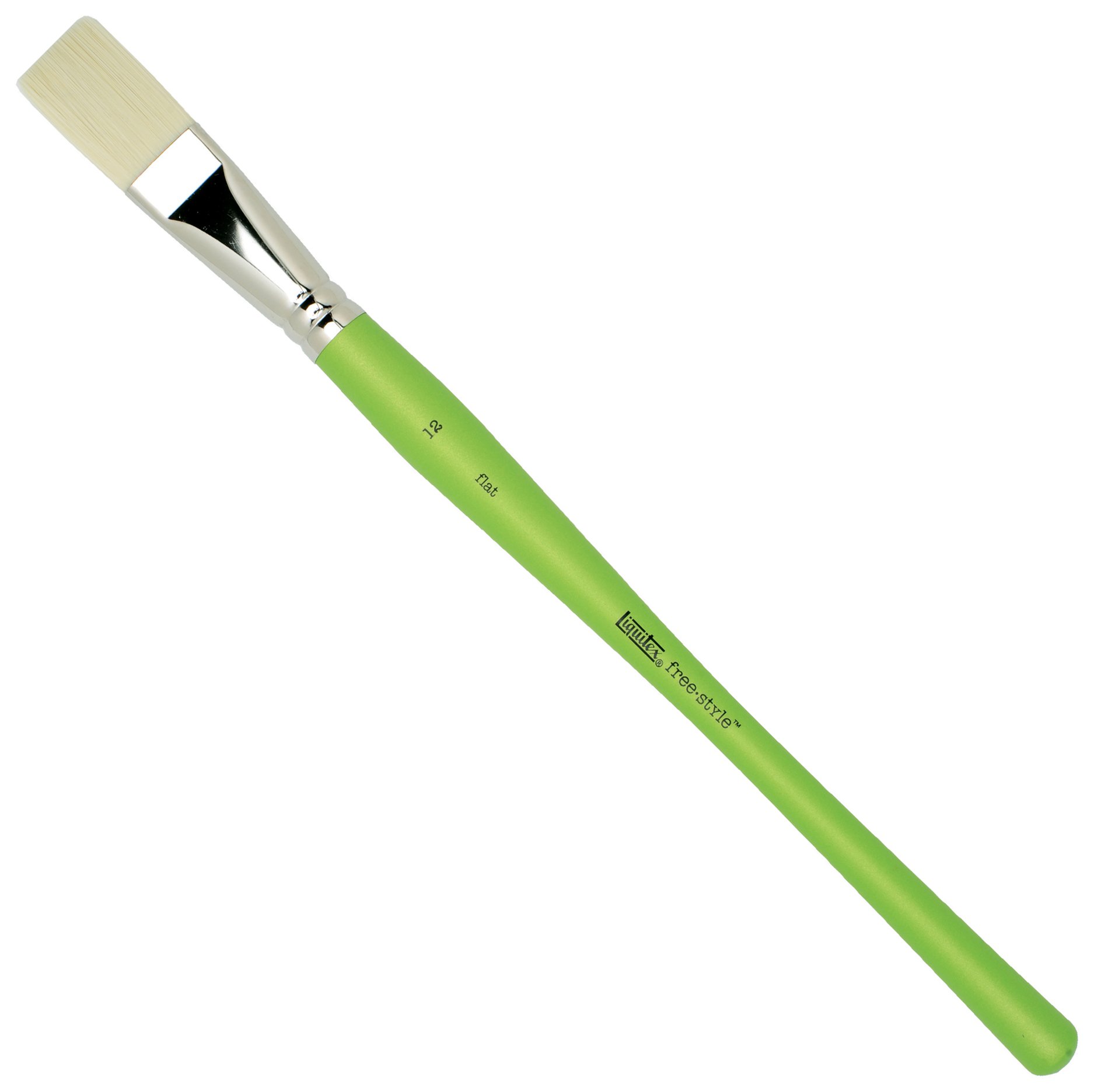 Liquitex 1300312 Free Style Künstler - Pinsel, langlebig und formstabil aus hochwertigen synthetischen Faser für volle Kontrolle beim Farbauftrag -Flachpinsel - Nr. 12