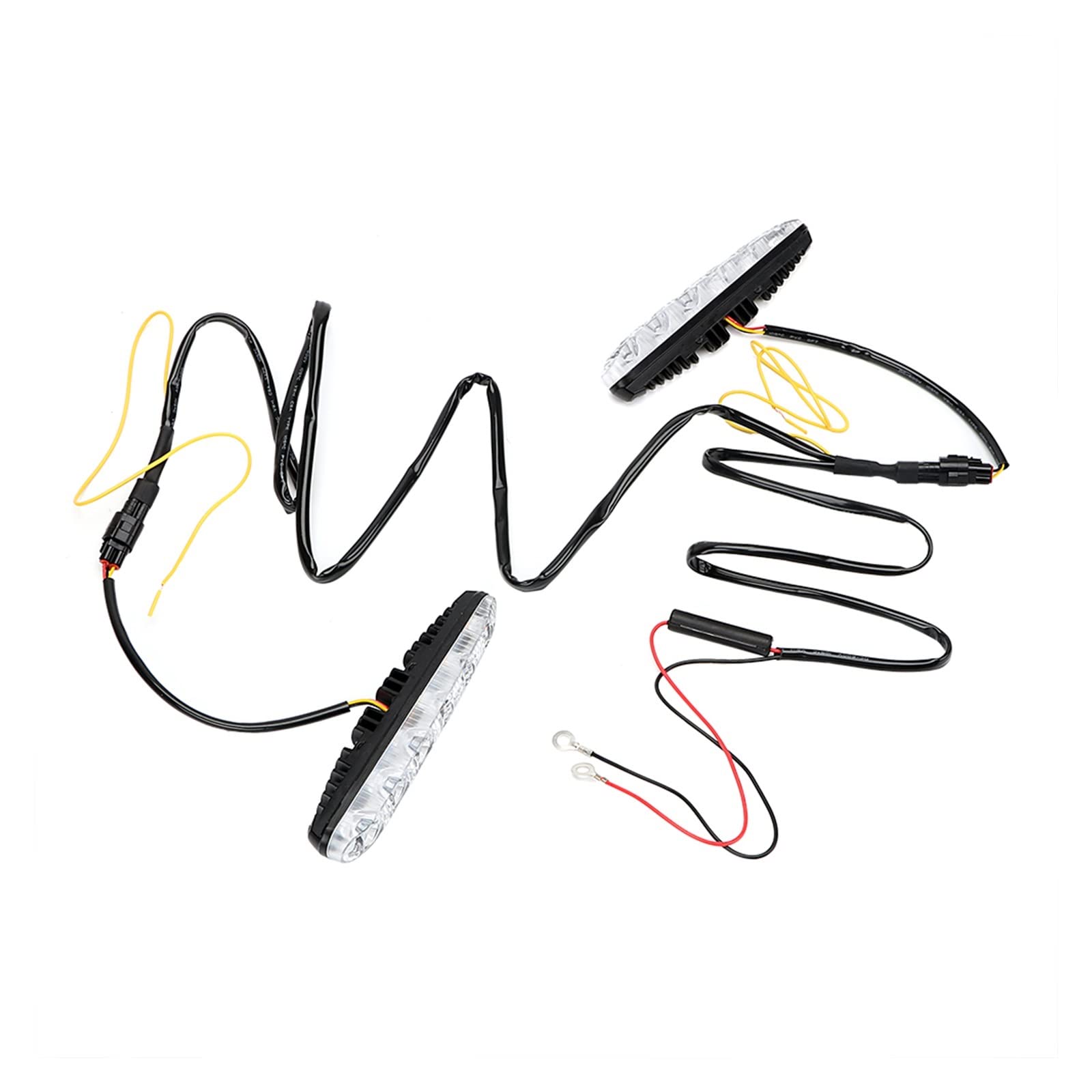 Fendinebbia 1 Paio DRL Luci Di Marcia Diurna Automatiche Daylight DC 12V Car Daytime - Indicatori Di Direzione Indicatori Di Direzione Universali