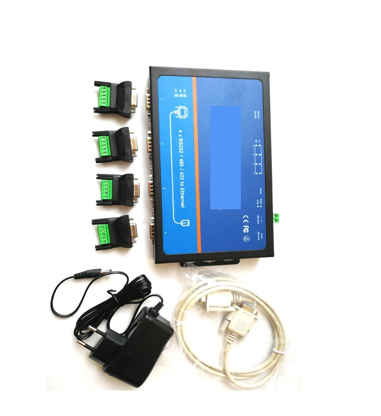 Electric Automatic Door Opener Kit USR-N540 4 Ports Serial Device Server, Serial RS232 Rs485 Rs422 to Ethernet Converter Module Controller