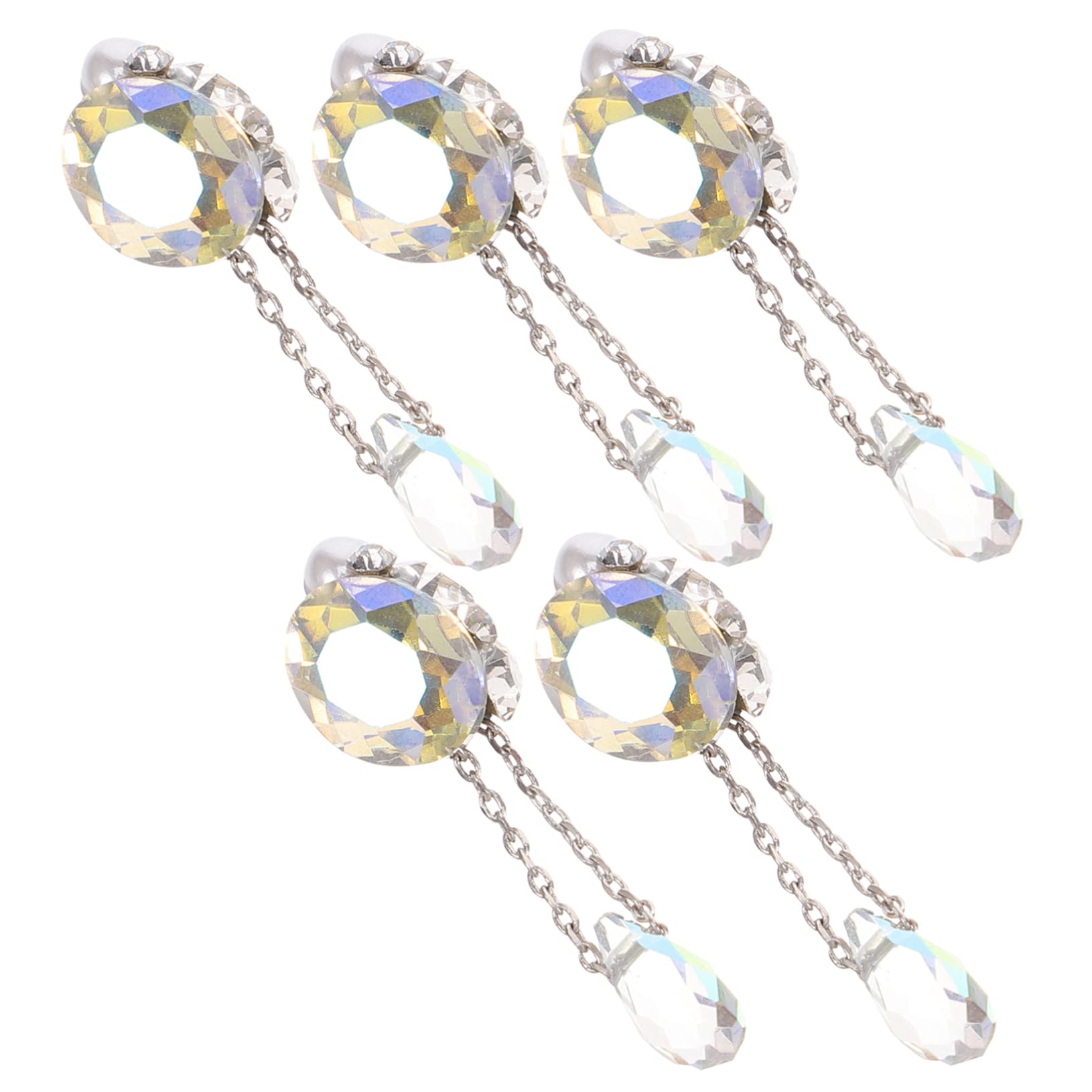 PACKOVE 25pièces Ornements De Manucure Rhinestones Pour Nail Art Charms Décoratifs Pour Accessoires Éblouissants Et Uniques