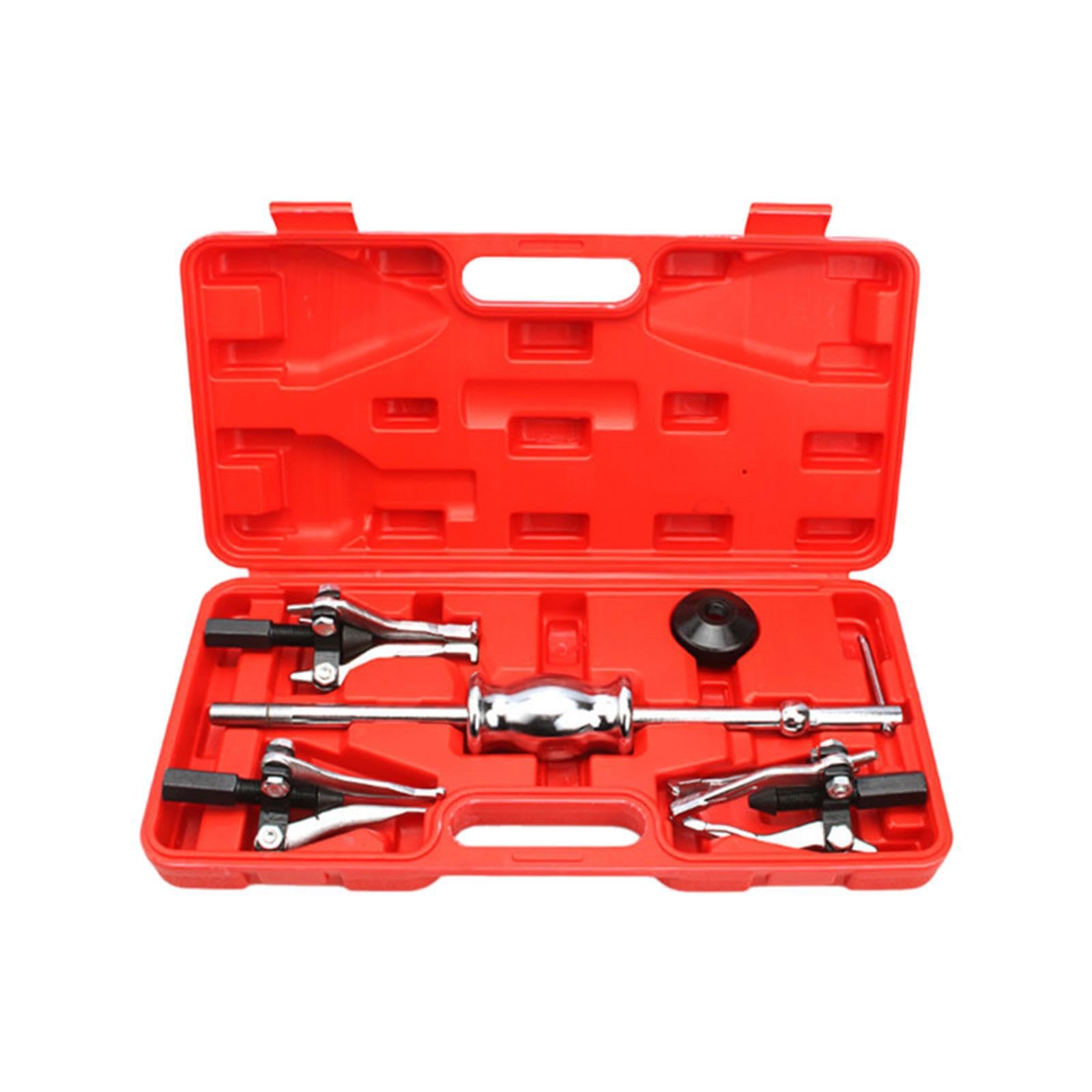 Extractor de engranajes de 3 mordazas, confiable, con martillo | deslizante, eficiente, con ajustes internos y externos, para rodamientos, accesorio