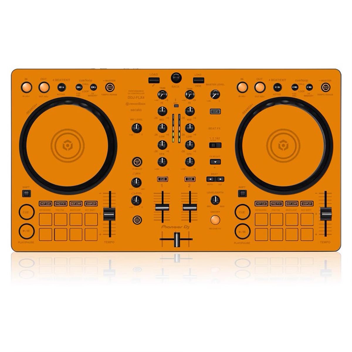 REN 大地 Pioneer DDJ-FLX4 ダストカバー、説明書 Pioneer DJ DDJ-FLX4 | 初心者ガイド動画10本付 & 3大特典 | OTAIRECORD