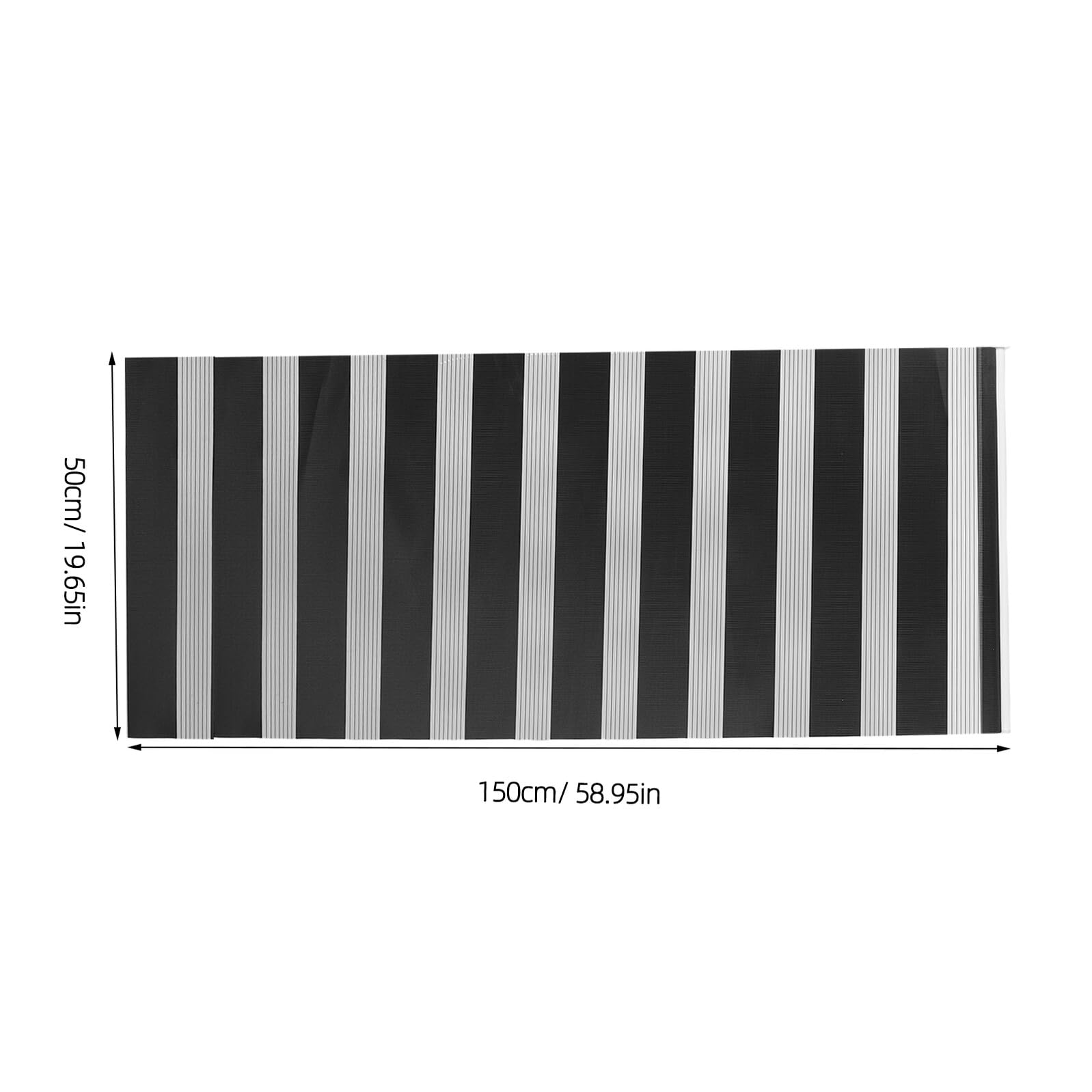 Tenda a Rullo Zebra Manuale Nero in Poliestere e Plastico | Filtraggio Luce e Protezione Privacy, per Ufficio e Studio, Uso Interno su Finestre Domestiche
