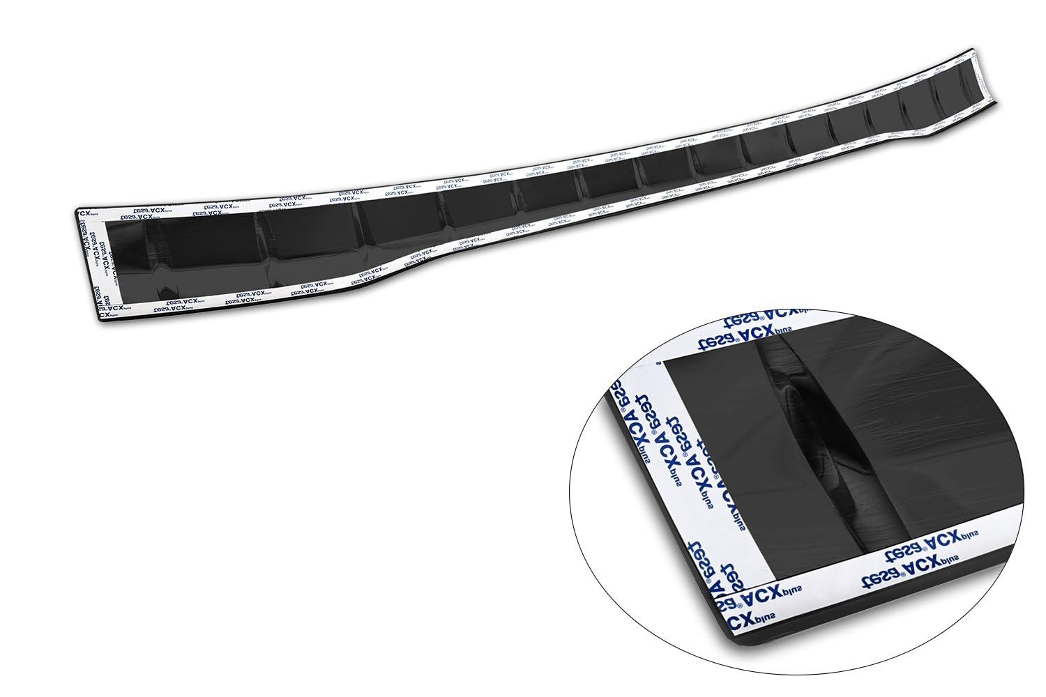 CHROMEMASTER | Protection De Pare-Chocs Arrière | Compatible Avec Ford Transit Connect De 2014- | Acier INOX Poli/Chrome | Protection De Seuil De Coffre Pour Protéger Votre Voiture Des Rayures