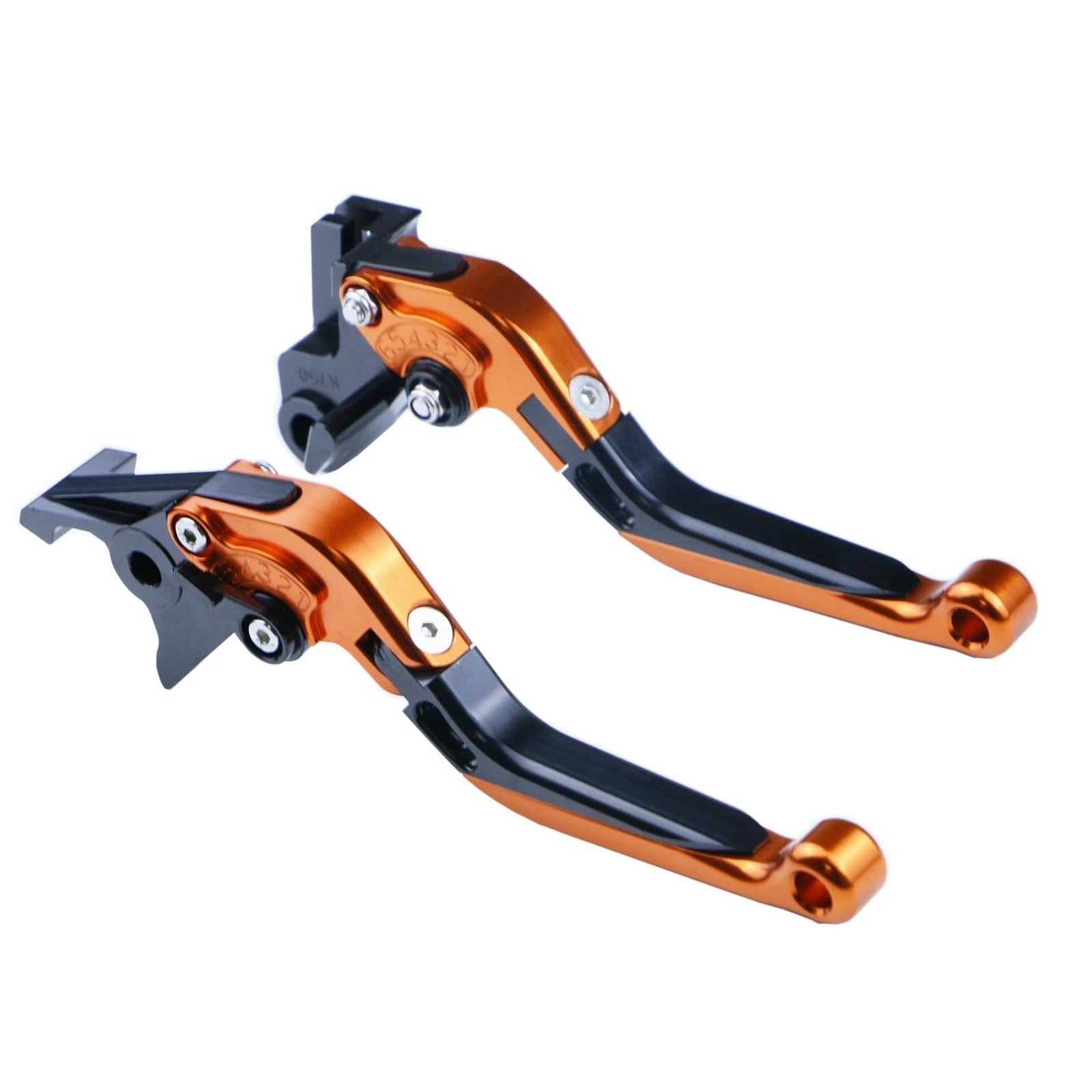 KKMNAIF Motorcycle Handlebar Brake Clutch Lever Adjustable Clutch Brake Levers for GSXR600 GSXR750 2011-2016 for GSXR1000 2009-2016 Motorcycle Brake Lever(Orange)