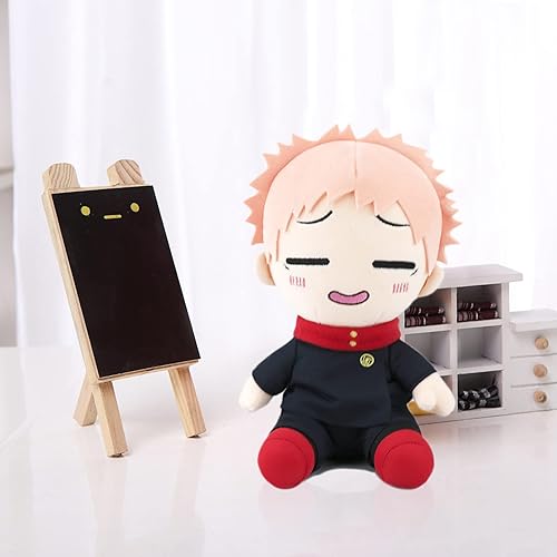 Miniatura 1 de SOLOTIMES Figura de anime Itadori Yuji Gojo Satoru Inumaki Toge Fushiguro Megumi Muñeca de peluche de 7.8 pulgadas7.9 in, lindo juguete de peluche