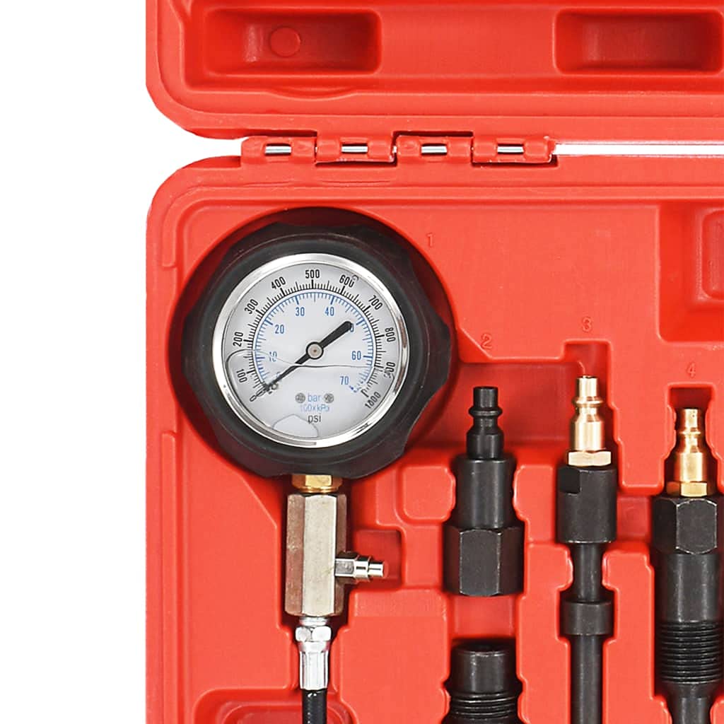 Kit de comprobación de compresión de motor diésel, ShGaxin Medidor Presión Neumáticos, Beta Herramienta, Comprobador, Comprobador Compresion Motor