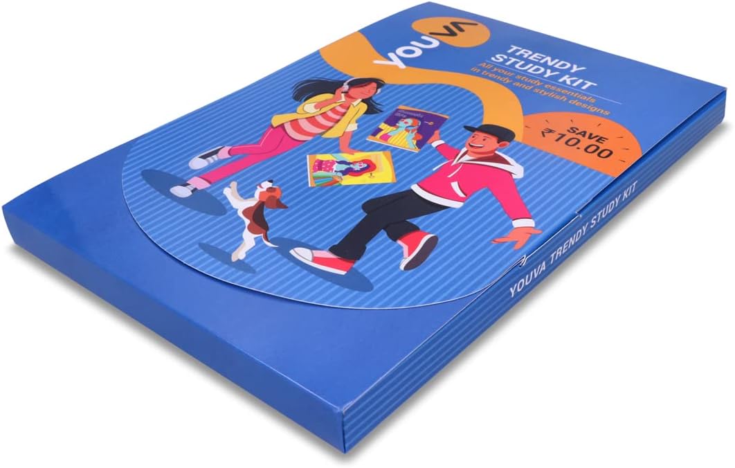 Navneet Youva | Trendy Study Kit - Combo for Students| Assorted Products in a Combo Pack