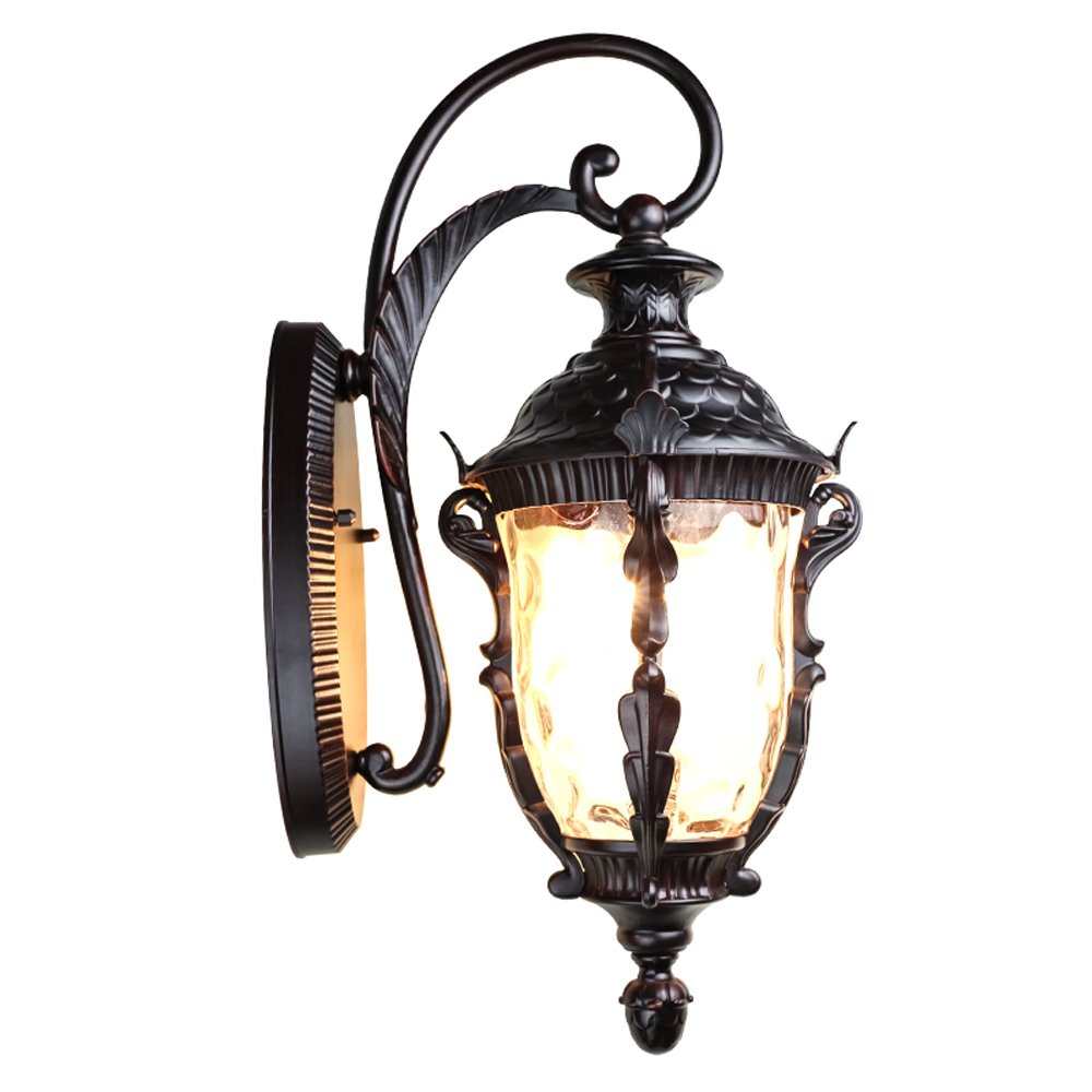HYJAUSXB Wall Lamps Sconces Waterproof Outdoor Garden Patio Light Village Sconce Lanterns Aluminum Outside Illumination