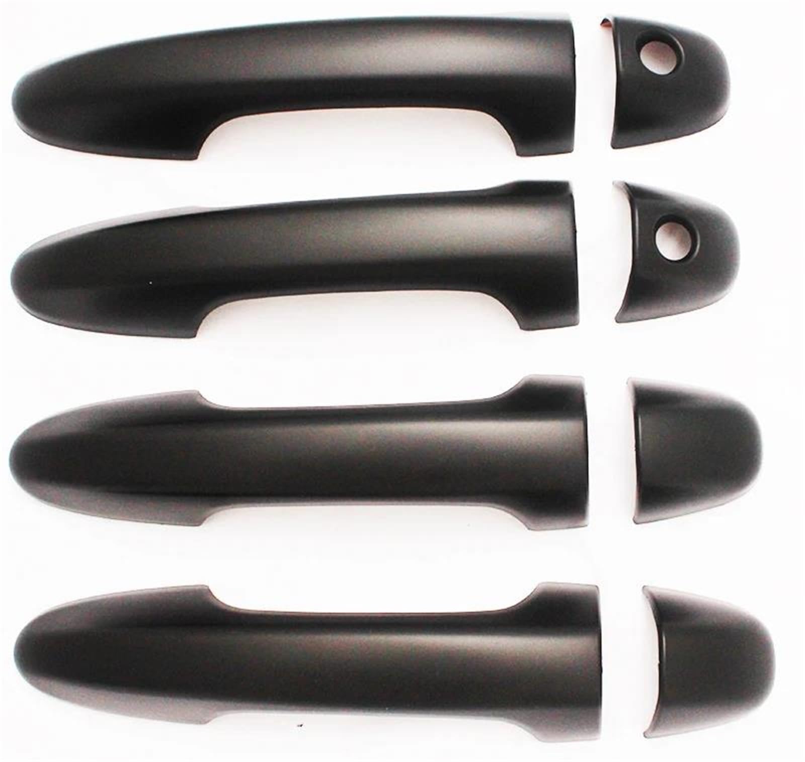 YESKIT Car Accessories Door Handle Cover for Toyota for Hilux for Innova 2016-2021(Black)