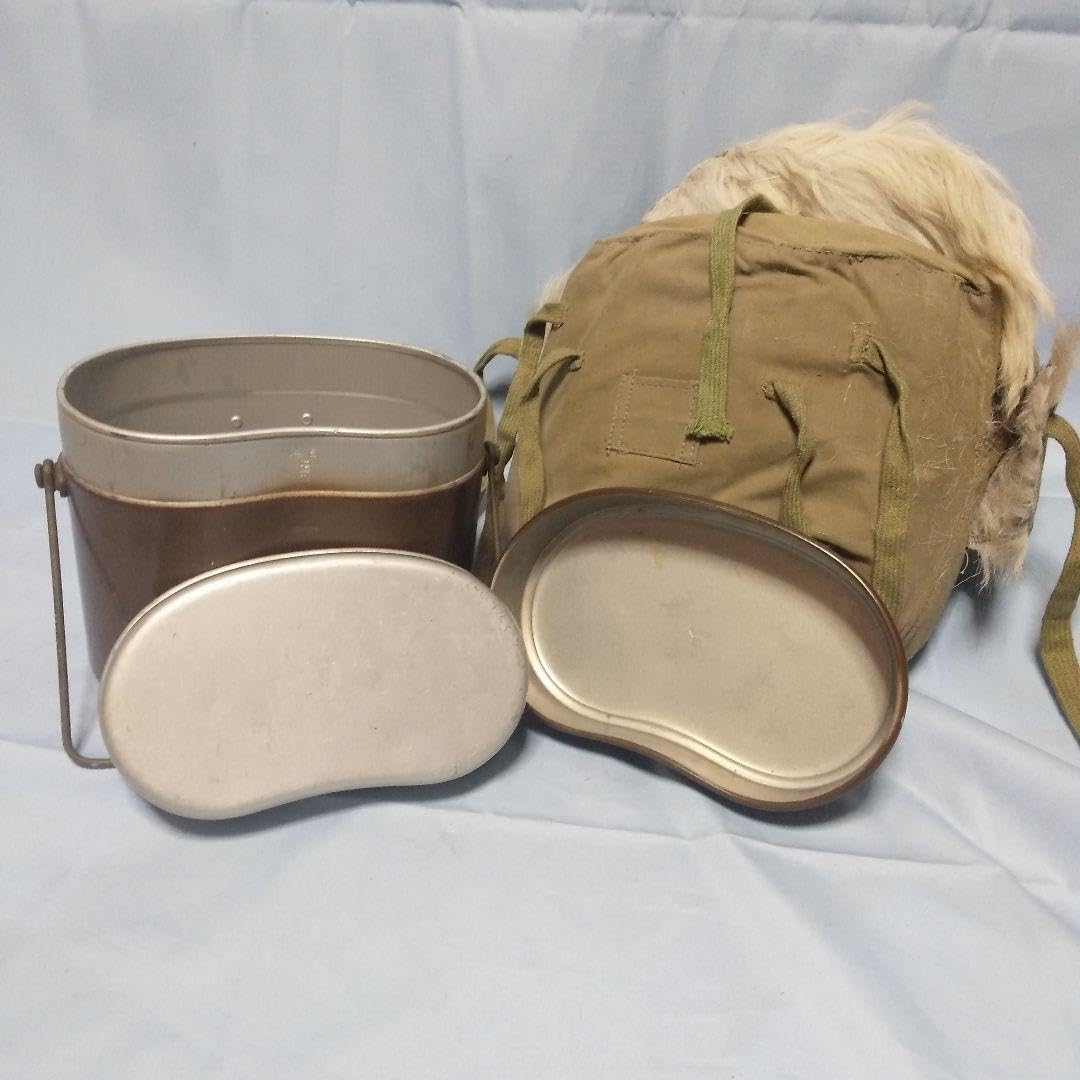 Amazon.co.jp: 陸軍 防寒 飯盒覆い 飯盒 実物 : スポーツ＆アウトドア