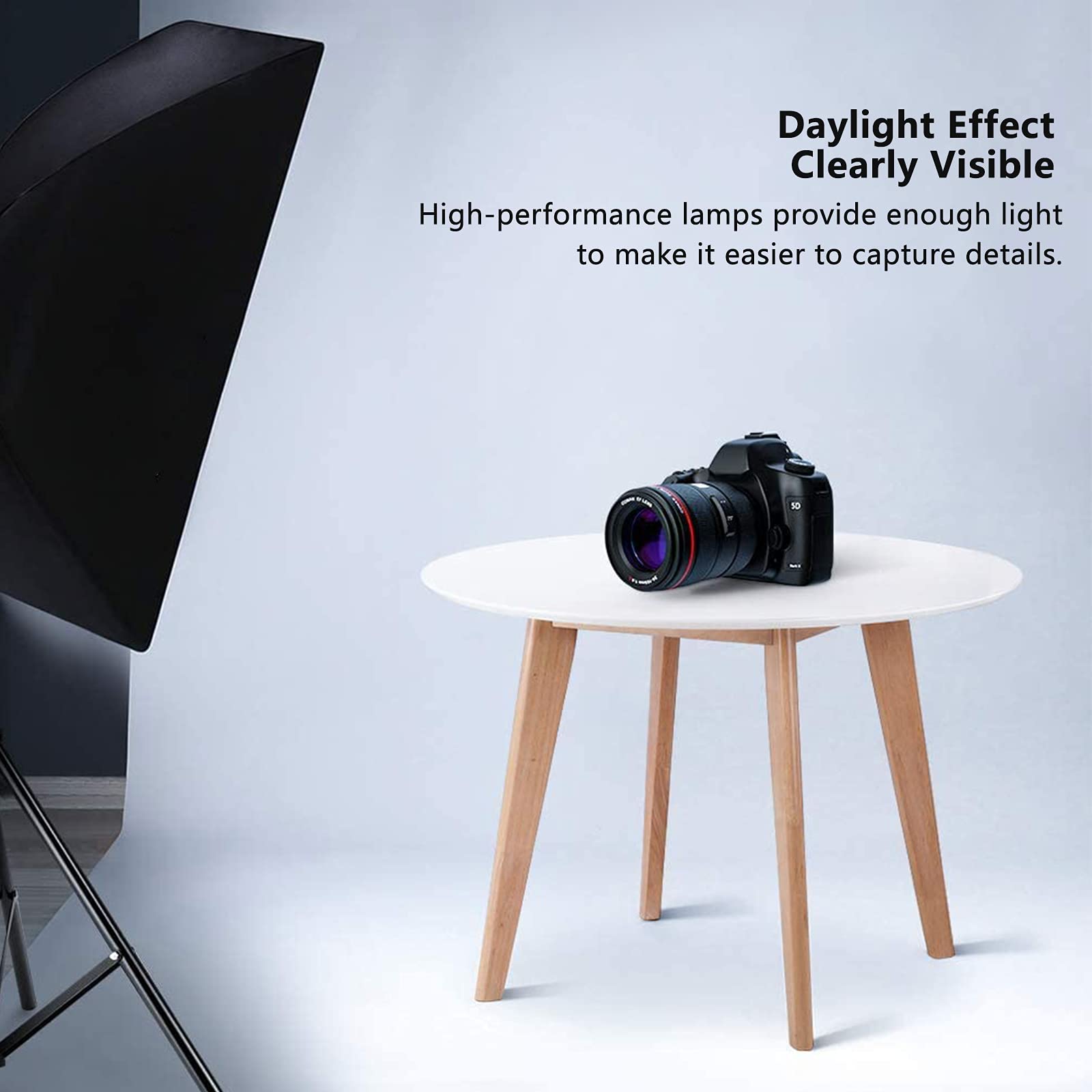 Softbox zestaw oświetlenia fotograficznego 20 x 28 cali z 4 żarówkami 135 W 5500 K, gniazdo E27 4 w 1, regulowany stojak lampy i torba, ciągłe oświetlenie portretów