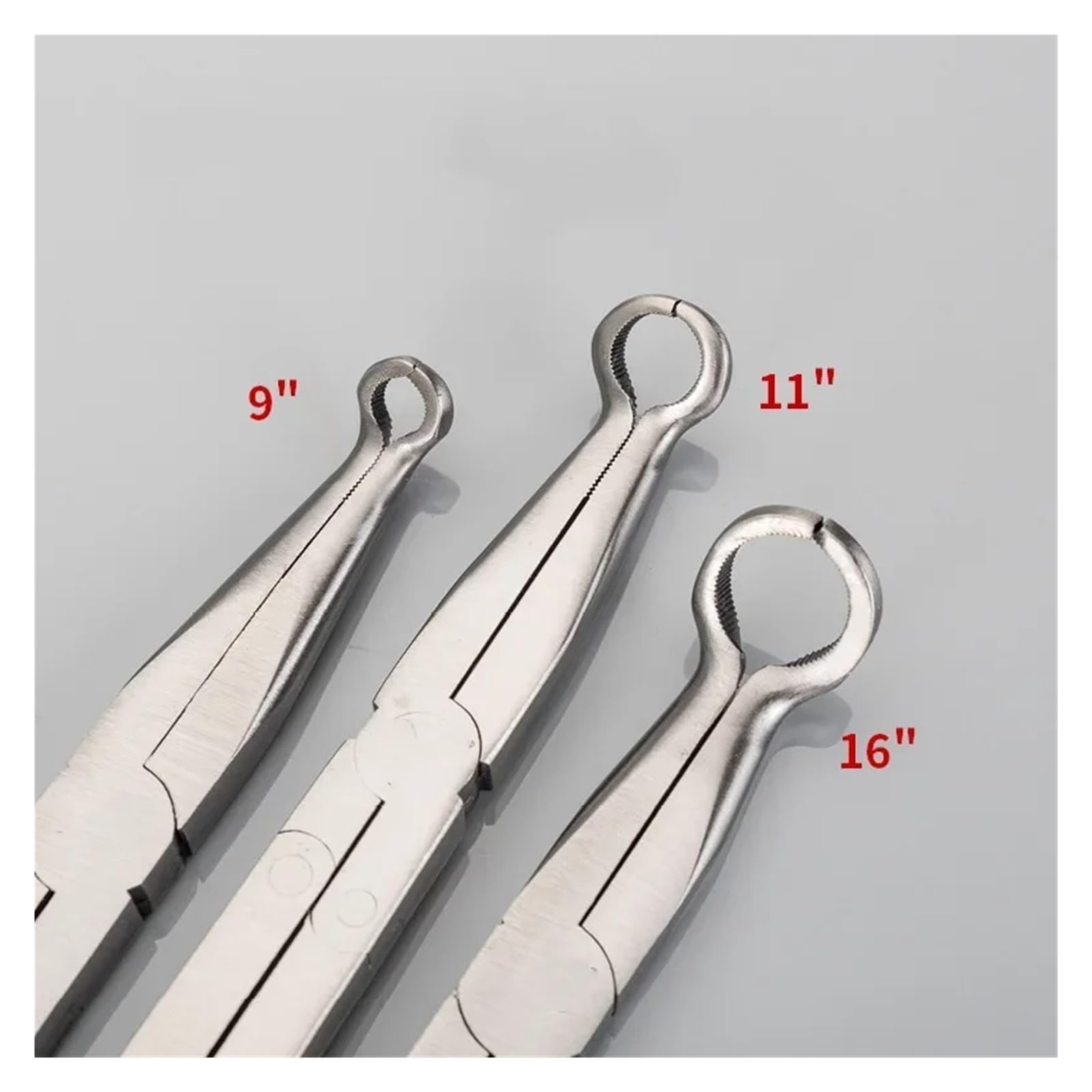 pinze Multifunzione Pinza da Pesca Lunga, dritte, a 45° e 90°, a Forma di O, con becchi a Spillo, utensile Multifunzionale for Meccanica e casa.(E1)