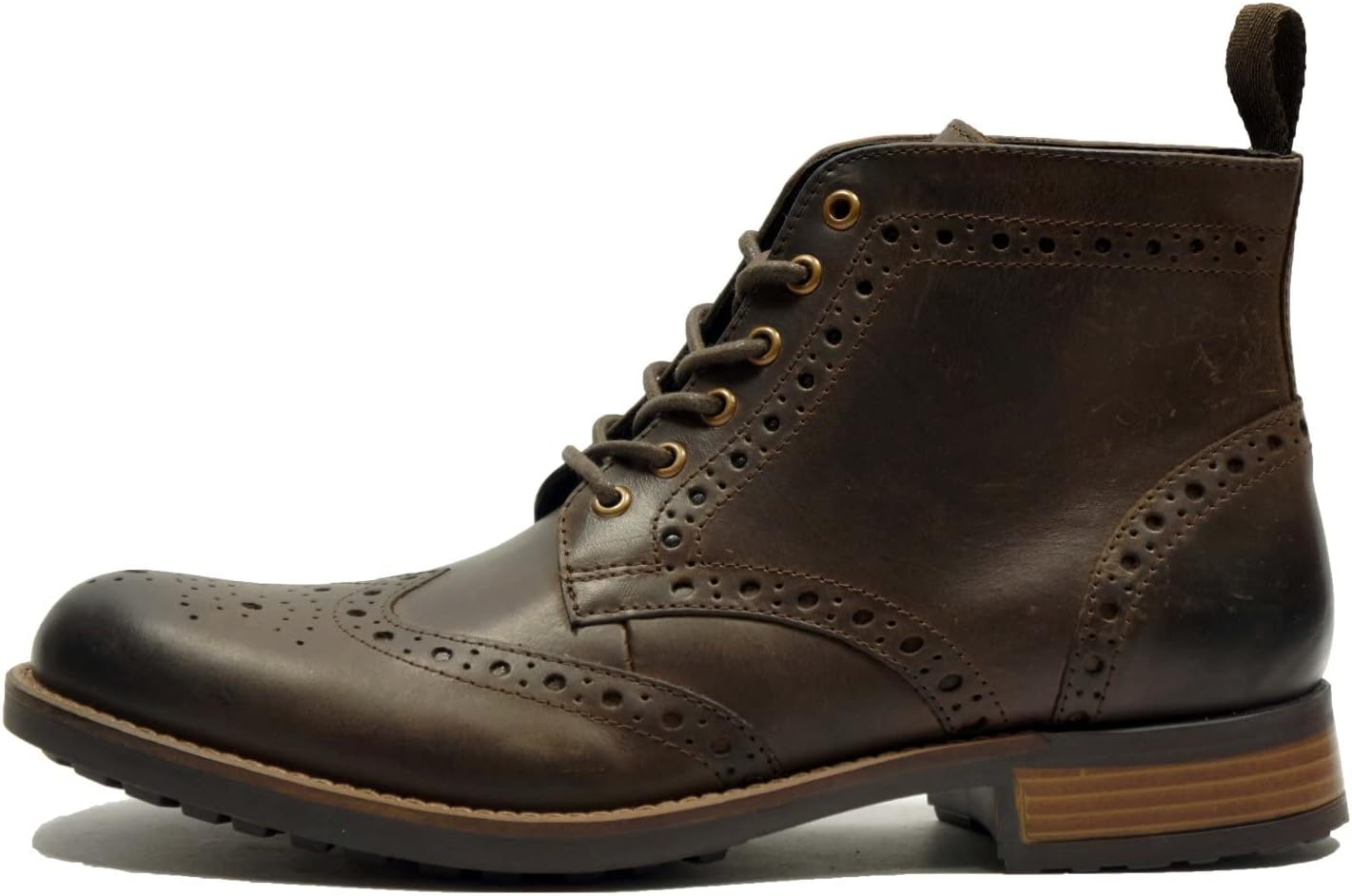 Hx LondonLeather Brogue Boot (Lace-up)