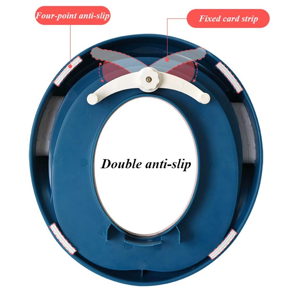 Riduttore WC per Bambini, Anello per Addestratore di Servizi Igienici, Bagno Assistente Vasino Antiscivolo Bambino Unisex Sedile per Allenamento WC in Bundle