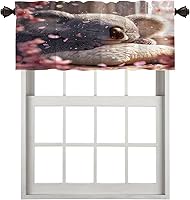 Vista 56 de Maritime Ocean Cafe Curtains,Anchors Nautical Art Blackout Tier Curtain Multilayer Polyester Short Kitchen Drapes 2 Pack 26X24 Inches Anclajes