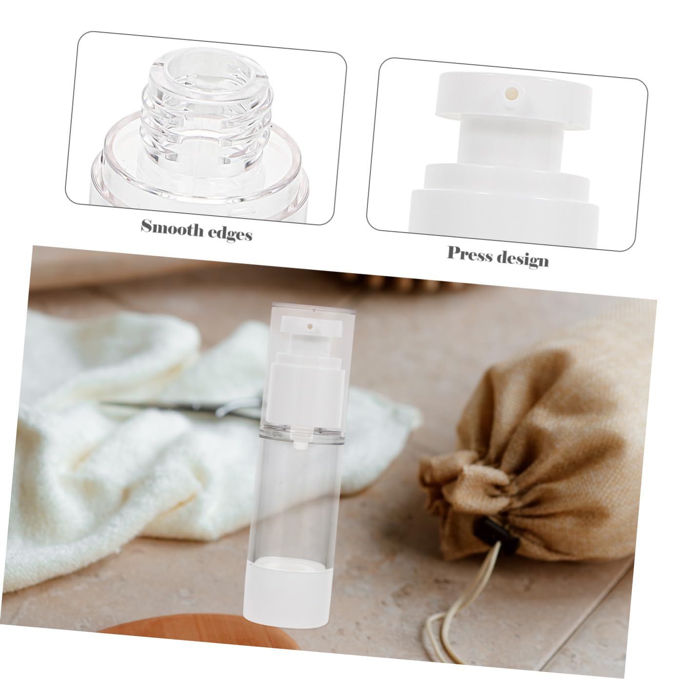Didiseaon Flaconi di Lozione da Viaggio 30ml, Set 10 Pezzi