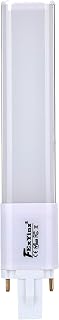 FExYinz 6 Watt Color Rojo G23 LED Bombilla 600 Lúmenes Ra 80 Enchufar 2 Clavija PL Lámpara LED Bombilla Compacta G23 LED Tubo Luz
