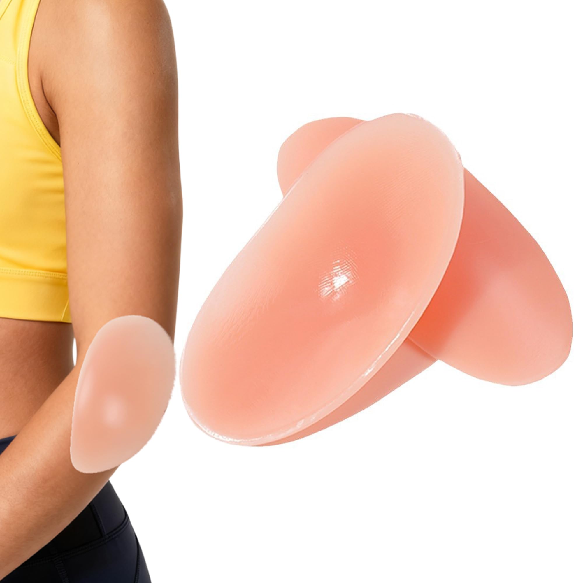 coudière Rembourrage en Silicone Coussinets de Protection des Coudes Coussinets Protection Coudes Skateboard pour la Danse, Le Skateboard, Le Volleyball, Le Ski