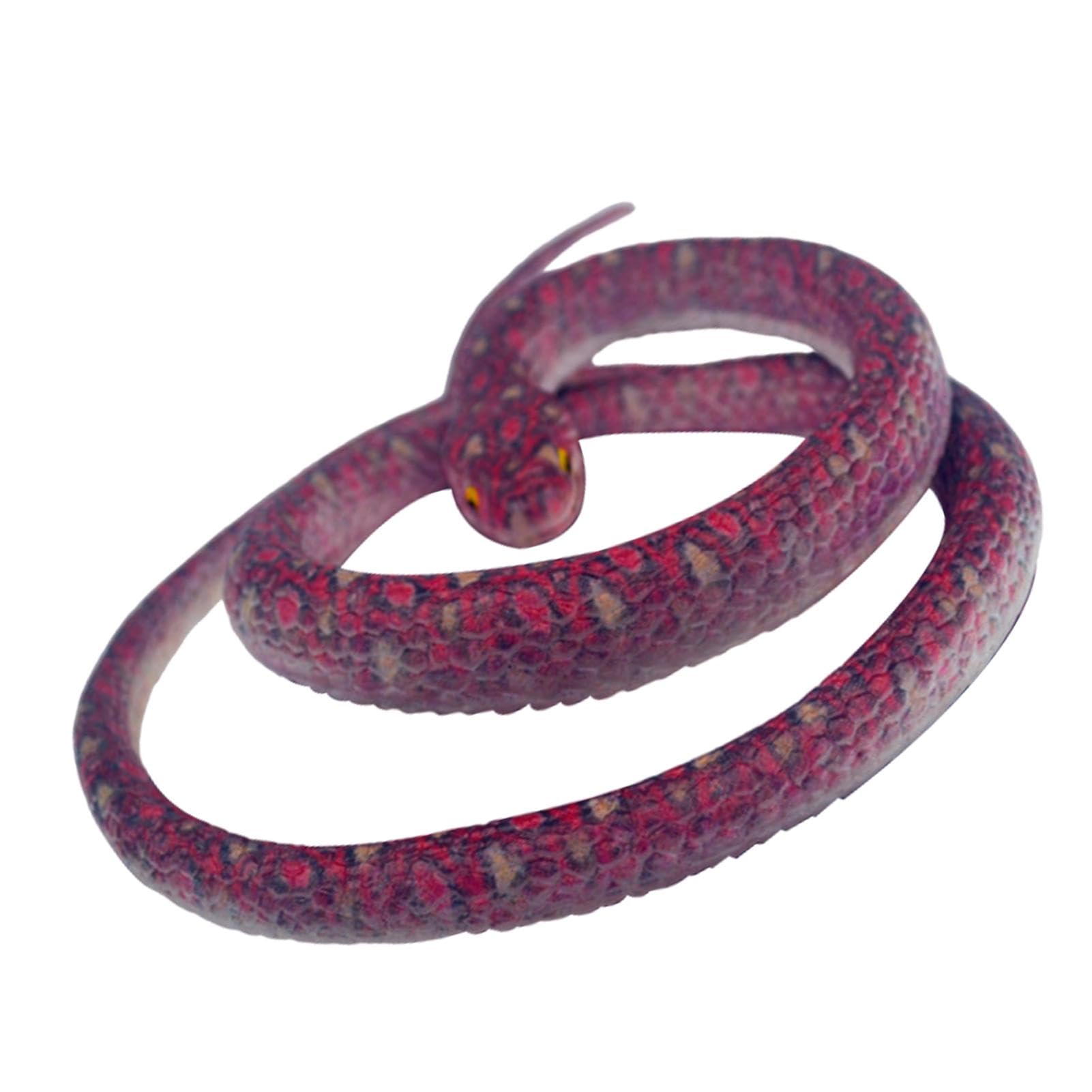 Rubber Snake Toy - Rubber Snakes Realistic, Realistic Snake Decoration Prank Toys | 70cm Long Rubber Snakes Realistic Decoration to Keep Birds Away, Fake Snake Toy for Halloween Party Favors โ image 1