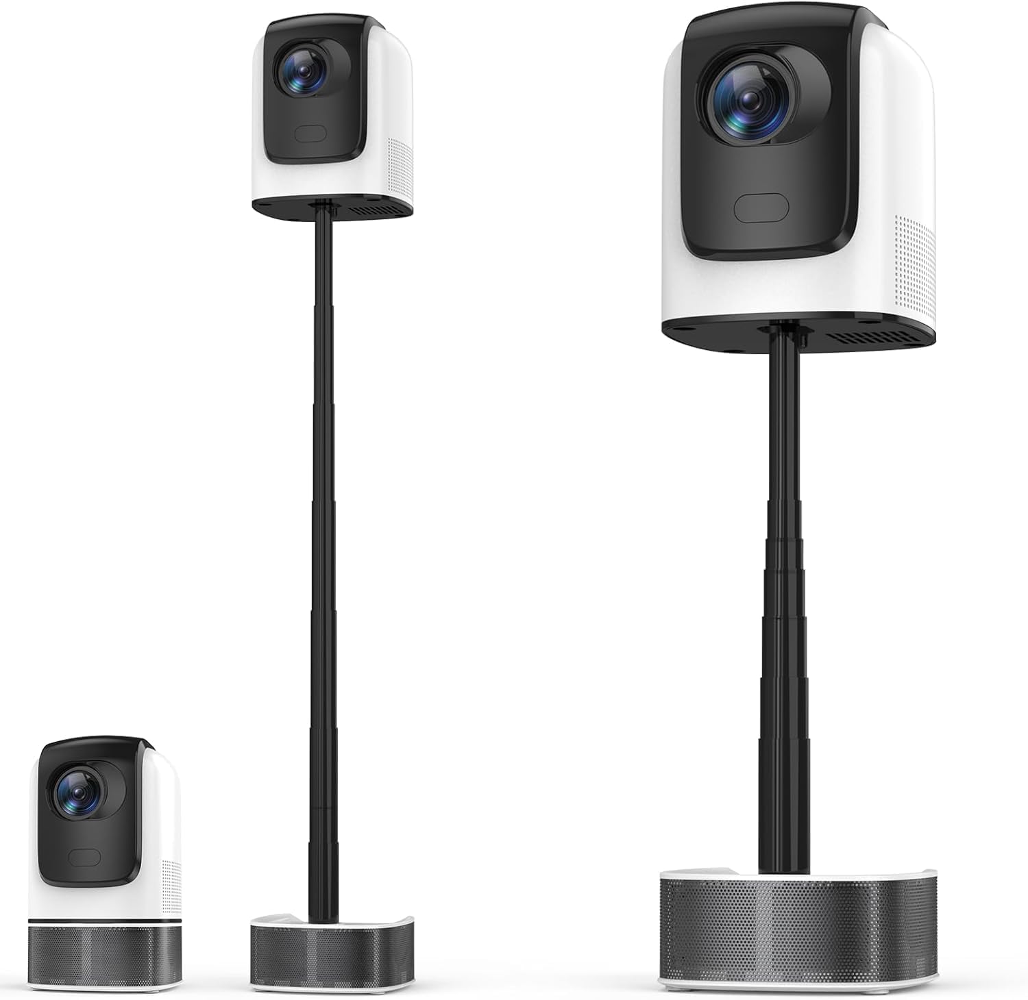 QIB Projector with Built in Stand with WiFi and Bluetooth Native 1080p Support 4K, for Home Theater Support HDMI, USB, PC, TV Box, iOS & Android.-image-45