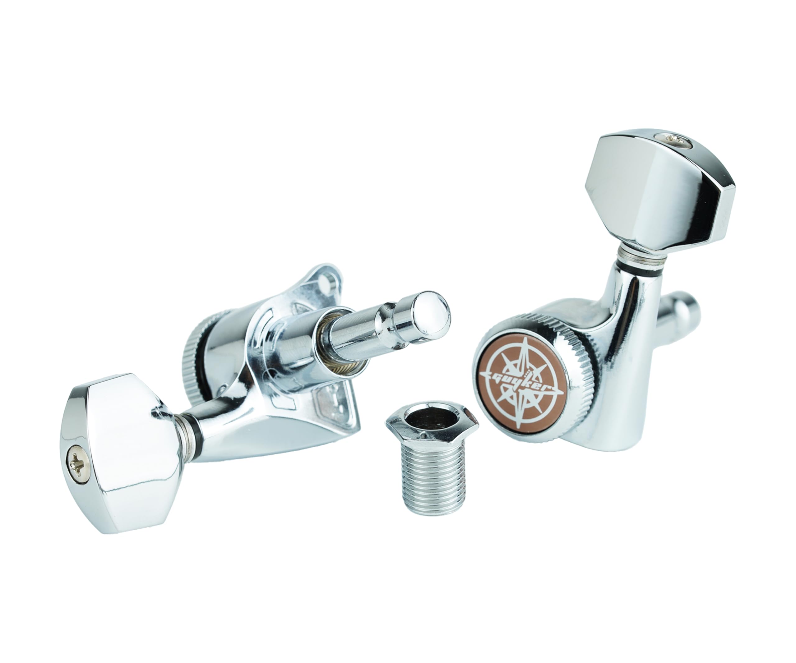 Amazon | Guyker ギターロックチューナー 6個 (3L + 3Rハンド) - 1:18