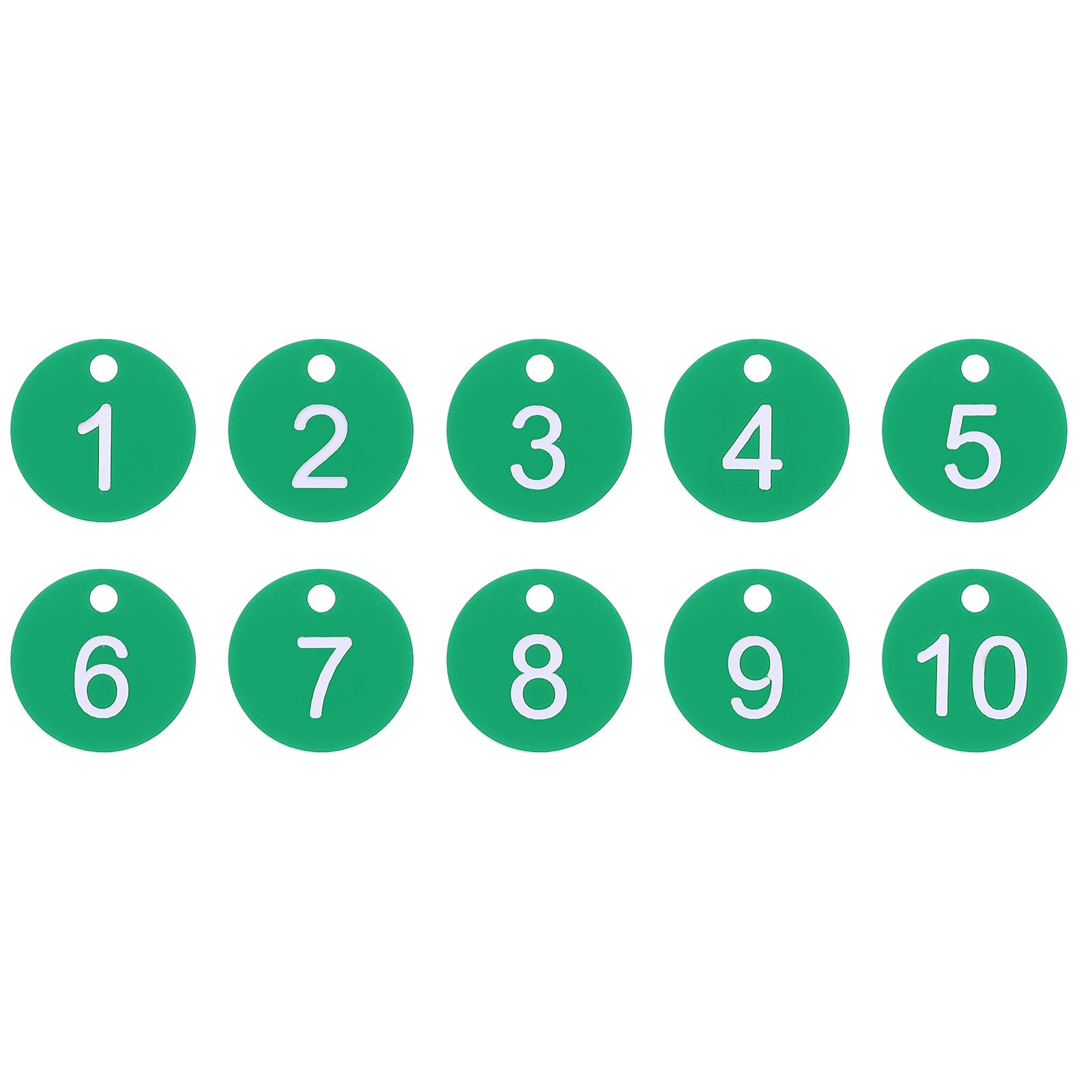 PATIKIL 10PCS Number Tags 1-10 - Image 3