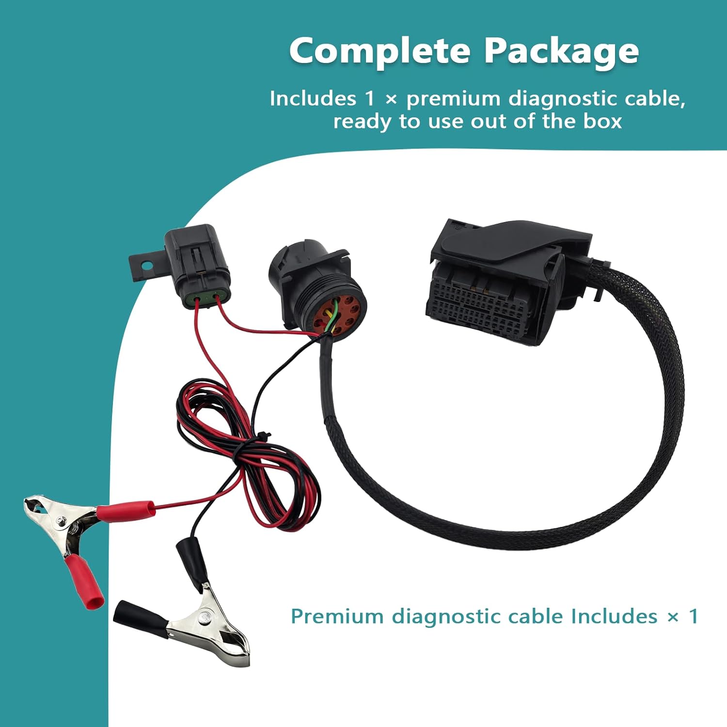 Engine Diagnostic Cable Compatible for Paccar MX13 EPA17 with ACM in Heavy Duty Trucks