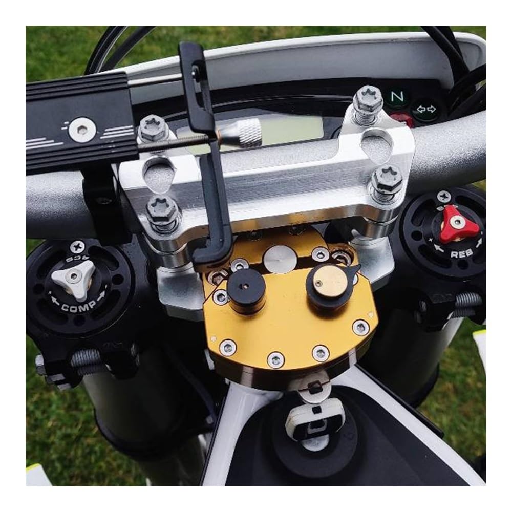 Stabilizzatore Sterzo Per Husqvarna 701 Supermoto - Alluminio CNC, Regolabile 24 Marce, 2016-2023 - Foto 6
