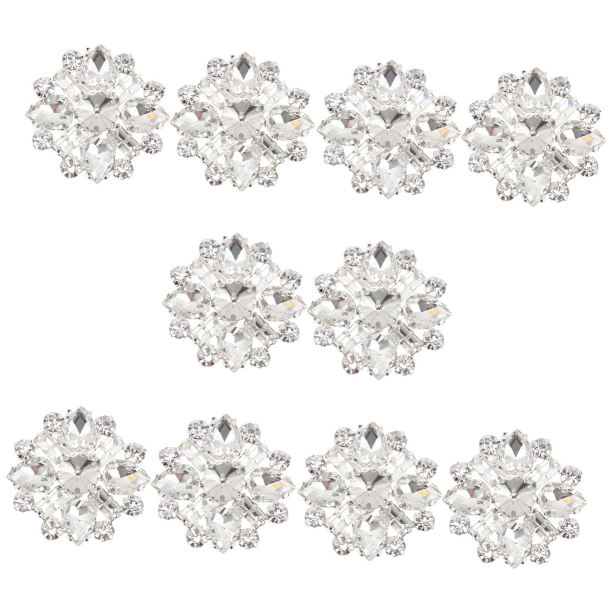 VALICLUD 5paia Fibbia Decorative Strass Per Scarpe Da Sposa Clip Elegante Per Decorazioni Di Matrimonio Facile Da Installare Design Unico e Accessorio Versatile Per Cerimonie e Occasioni