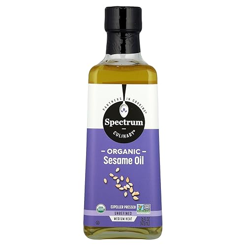 Spectrum Aceite de sésamo, sin refinar, 16 oz