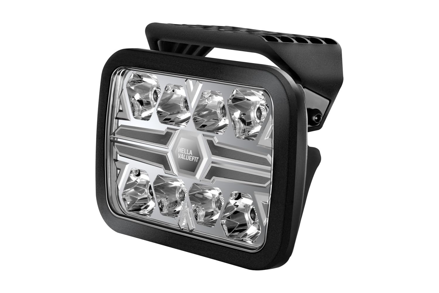 HELLA VALUEFIT 1FE 357 666-021 LED-Lightbar - LBE 2 490-12/24V - 4600lm - slim - Reference number: 37.5 - ECE - Clear diffusing lens - white - Light colour: white/yellow (amber)