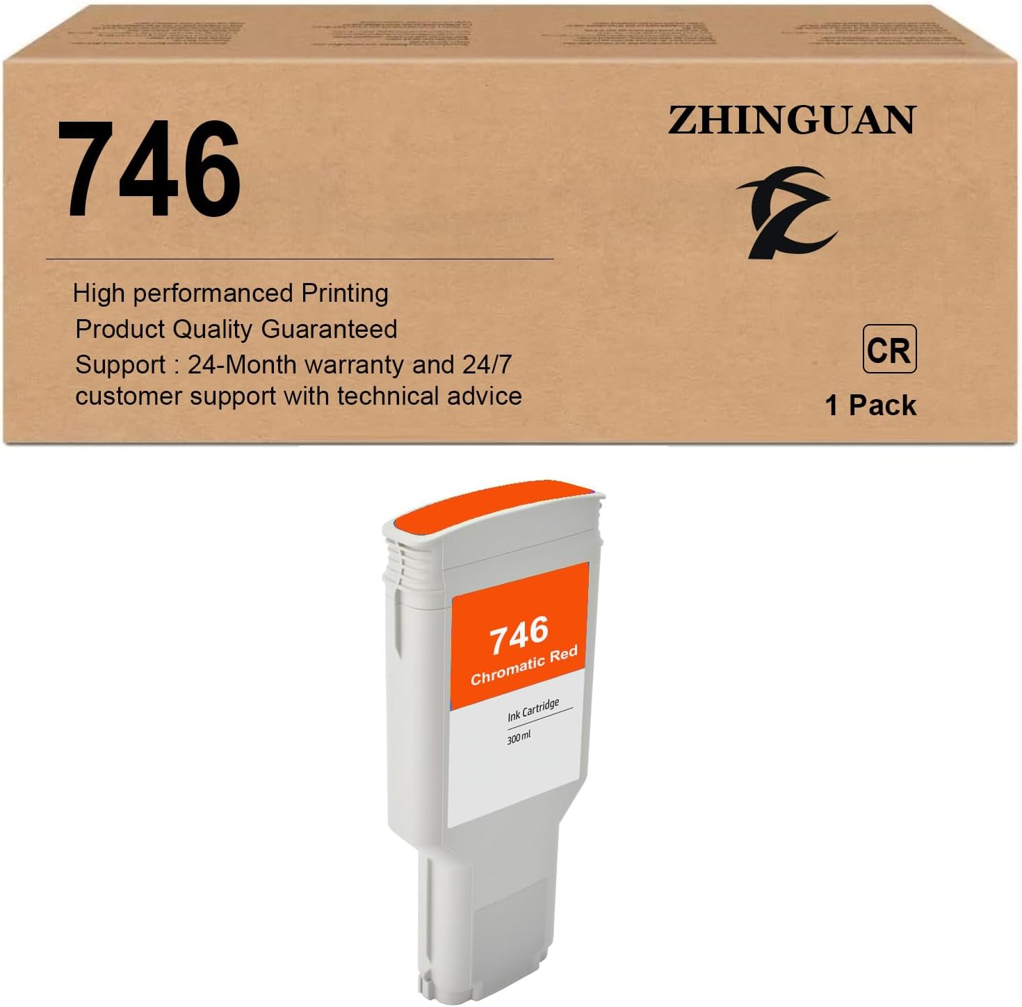 ZHINGUAN Remanufactured 746 Photo Ink Cartridge Works for