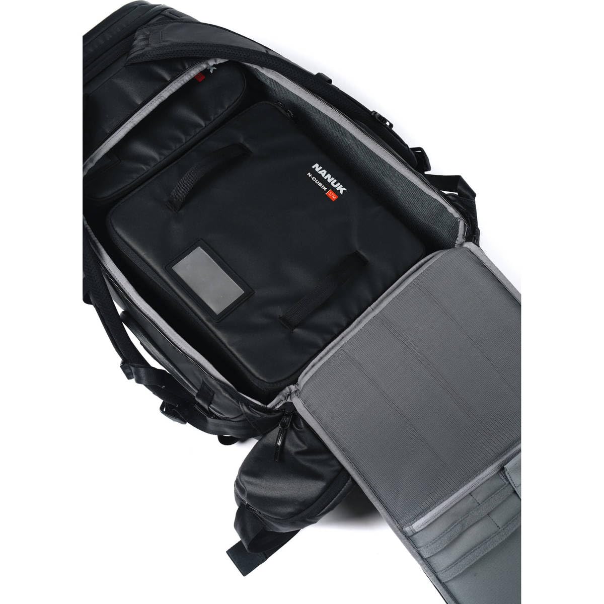Nanuk N-Cubik - Sistema di organizzazione ICU da 17 l, adatto per custodia rigida impermeabile 938 e/o zaini da 30 l, 35 l, 40 l, nero