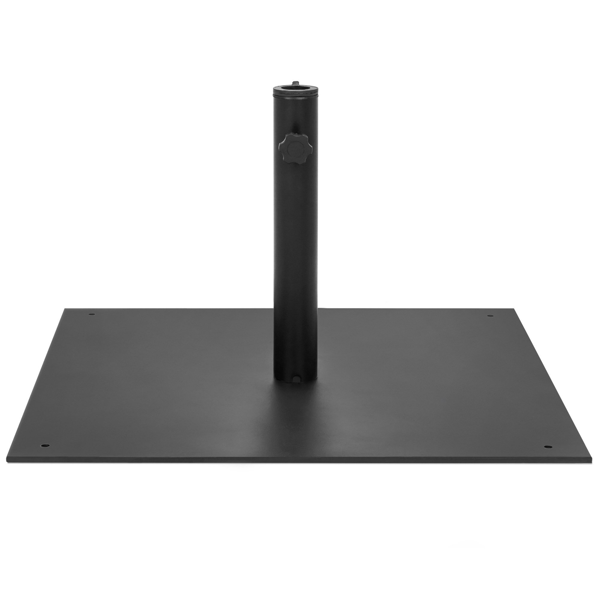Amazon Com Best Choice Products 38 5 Pound Steel Square Patio Umbrella Base Stand W Tightening Knob And Anchor Holes Black Garden Outdoor
