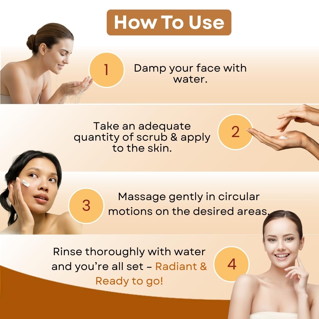 Corlin FairGlow Detan Detoxifying Scrub for Instant Tan Removal & Even Glow – 190g 2