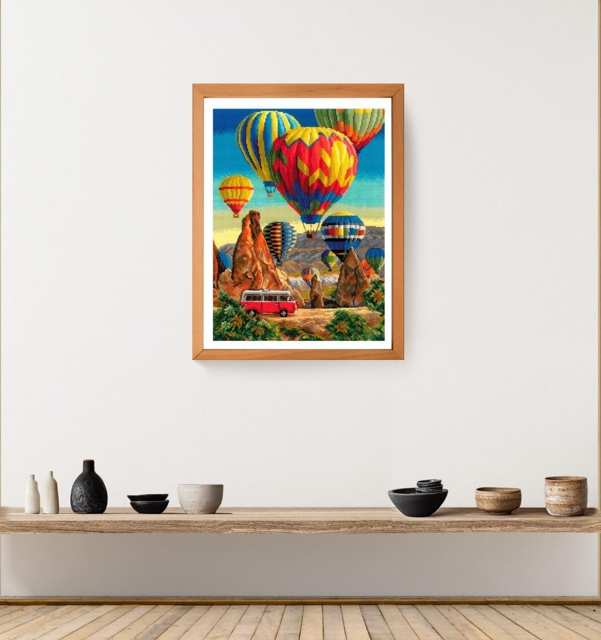 Riolis Kreuzstich Set Festival in Kappadokien, Zählmuster, 30x40cm