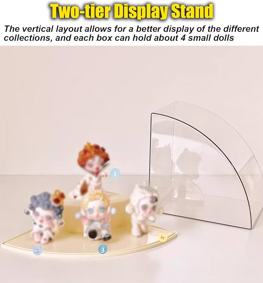 Amazon.co.jp: アクリルボックス 2段コーナーアクリルフィギュア